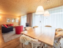 Panorama Salums: Ruim appartement direct aan de piste in Laax - thumbnail 6