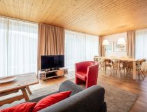Panorama Salums: Ruim appartement direct aan de piste in Laax - thumbnail 4