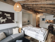 Knus studio-appartement in Laax, vlakbij skipistes en bergmeren - thumbnail 3