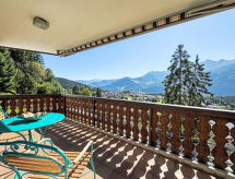 Ruim appartement aan de skipiste bij het Laaxersee meer - thumbnail 4
