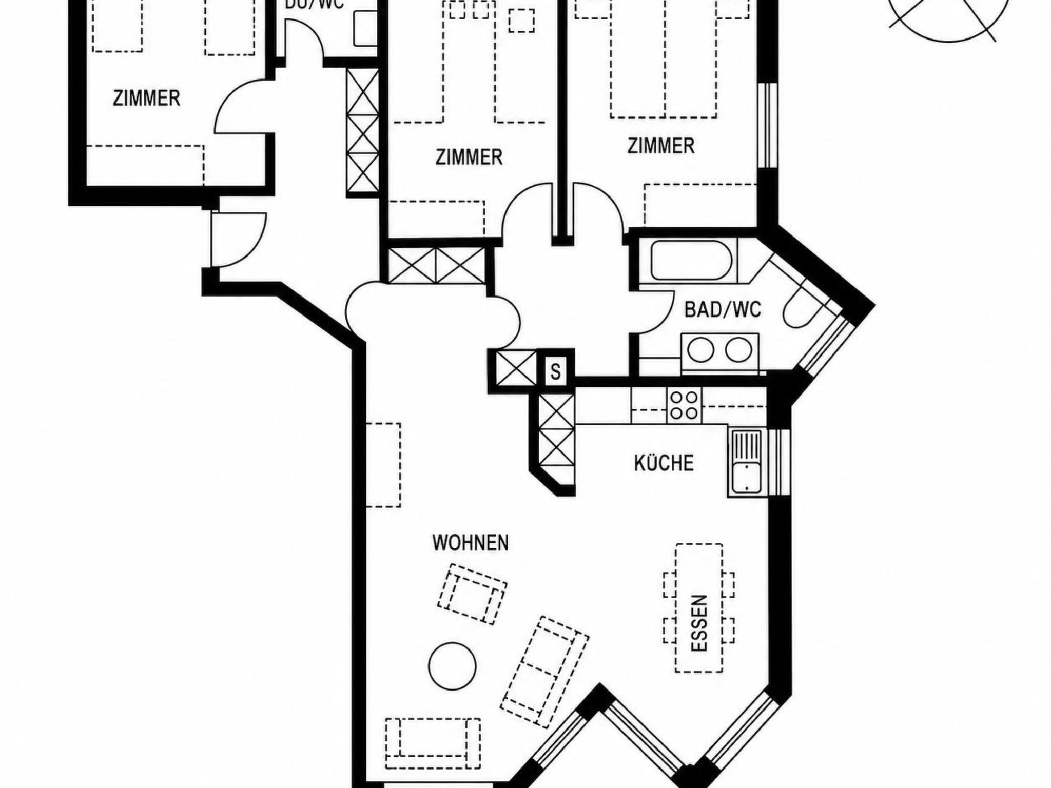 Photo of Montefiori Jama Stay Appartement/Fewo, Toilette und Bad/Dusche getrennt, 6-Bettw