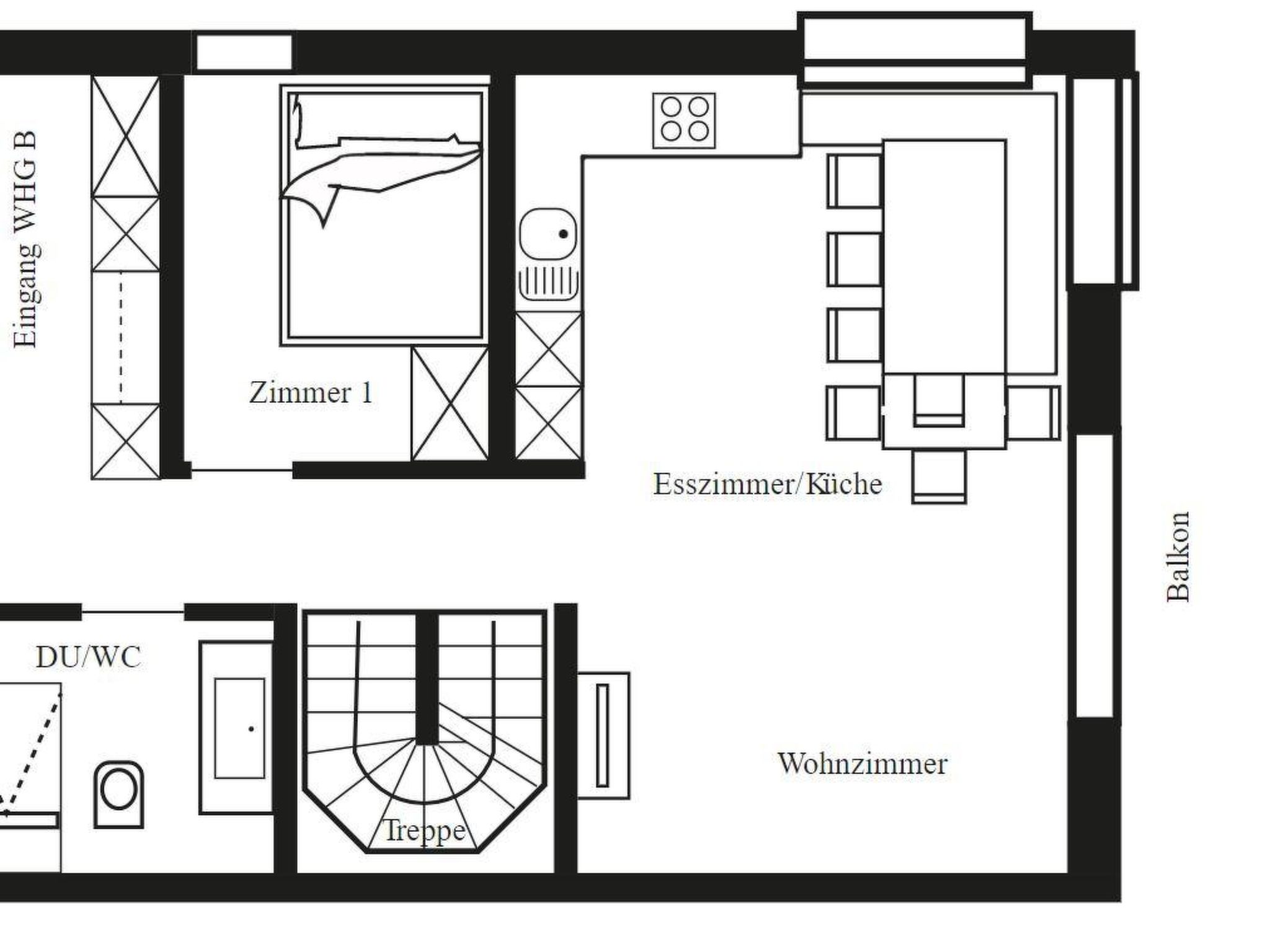 Appartement/Fewo, Dusche und Bad, 8-Bettwohnung - Image-tags.info