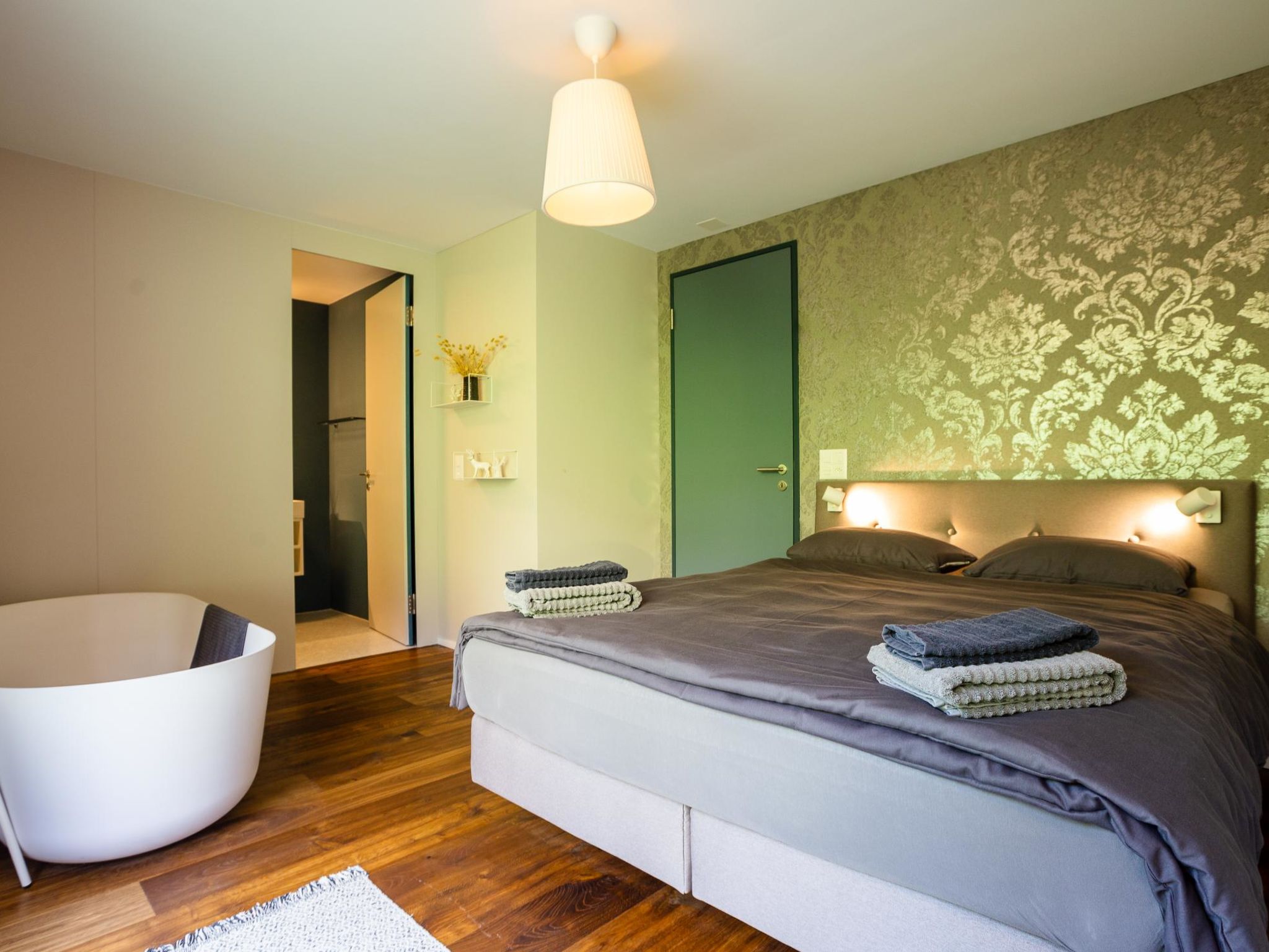 Haus Burgermeister Wohnung Tschirpen Appartement/Fewo, Dusche oder Bad, WC, 4-Be