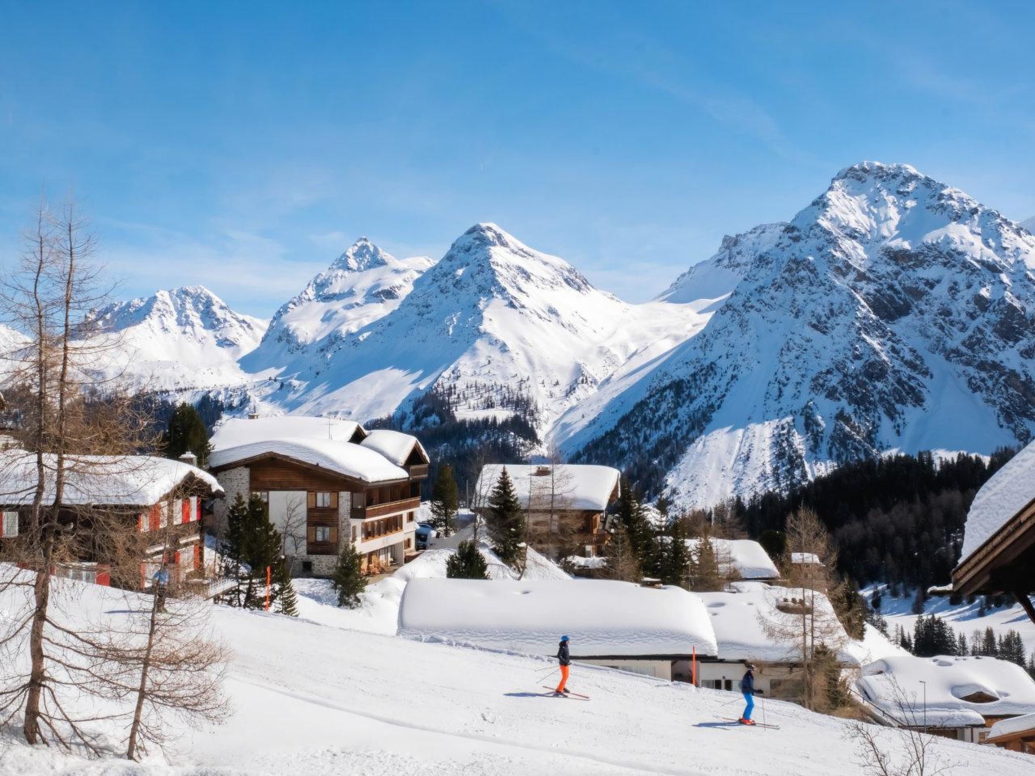 50m2 Loftwohnung mit Südterrasse in Innerarosa