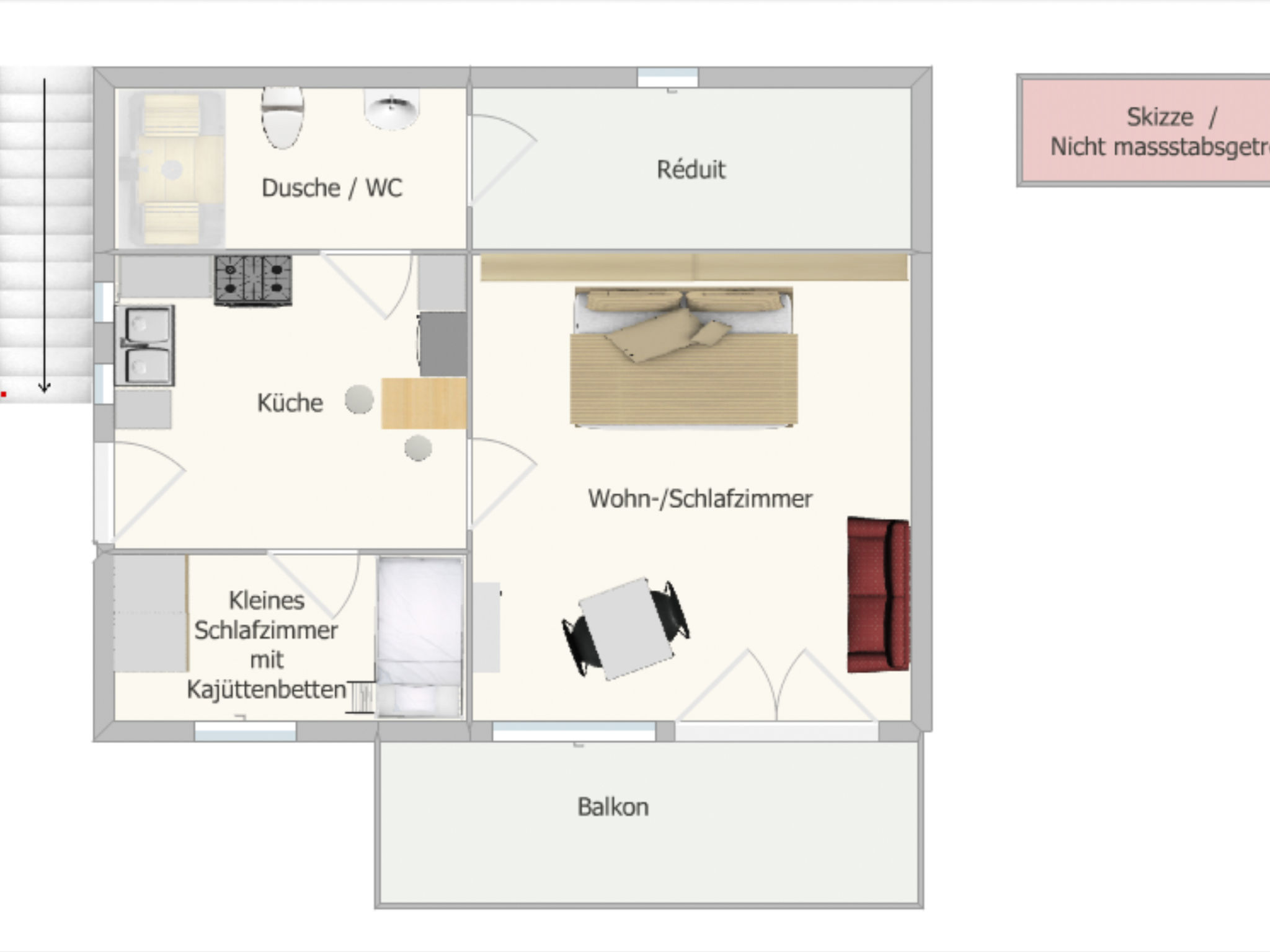 Photo of Bisang S Appartement/Fewo,   4-Bettwohnung