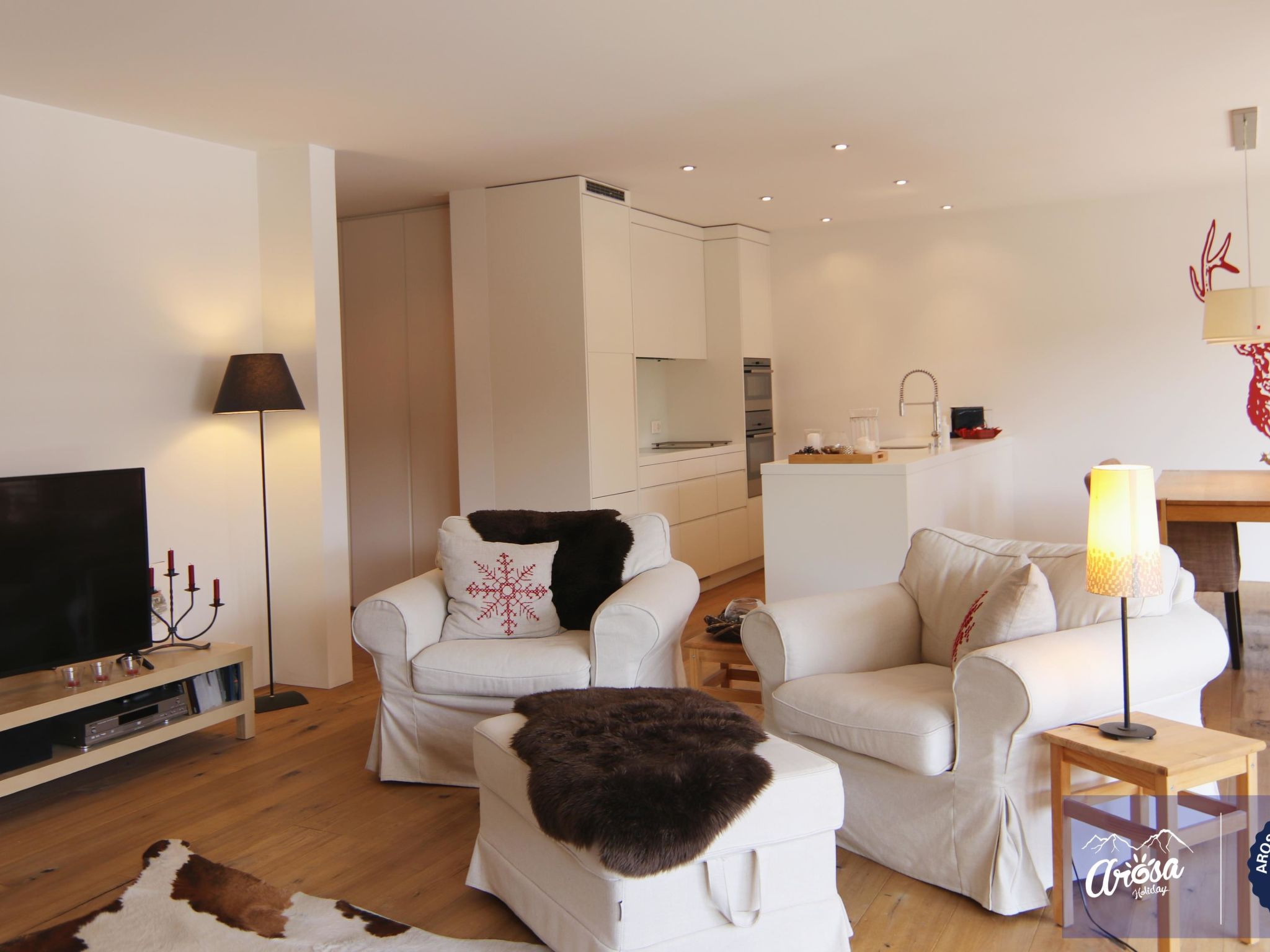 Salis 02 by Arosa Holiday Appartement/Fewo, Dusche und Bad, WC, 4-Bettwohnung