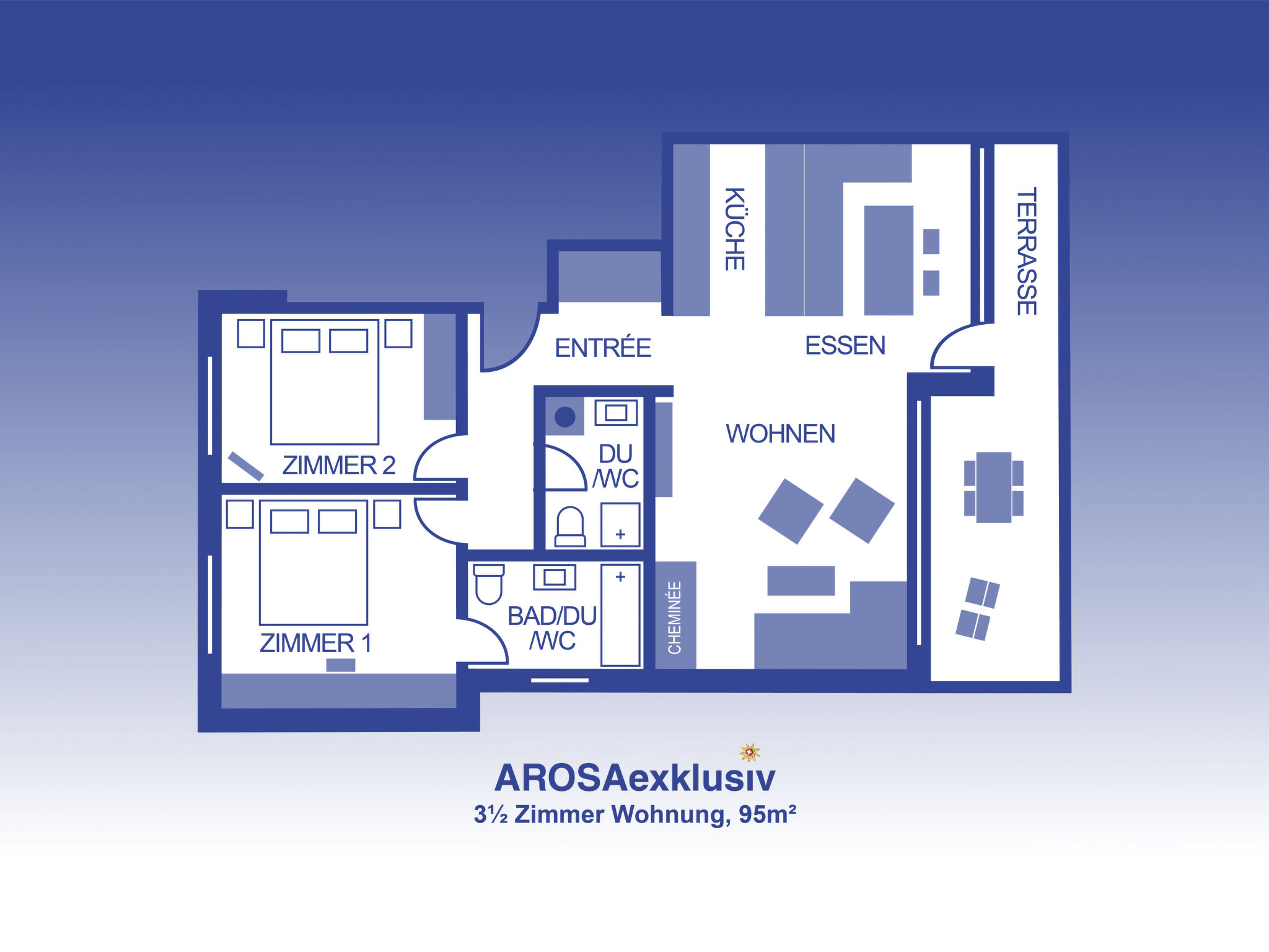 Photo of 96 m2 Ferienwohnung mit überdecktem Balkon