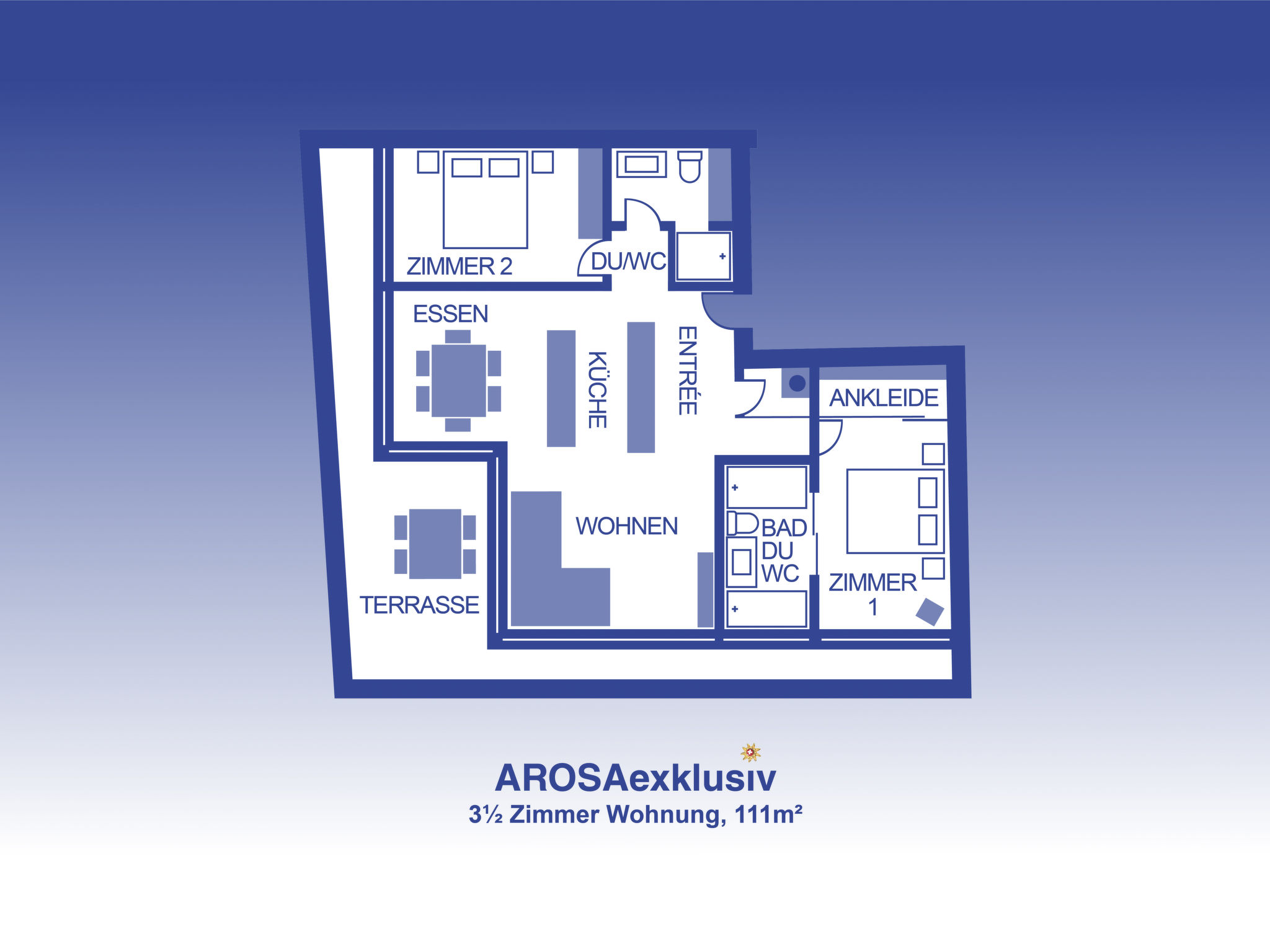 Photo of 3.5 Zimmer Luxusferienwohnung, 2 Schlafzimmer