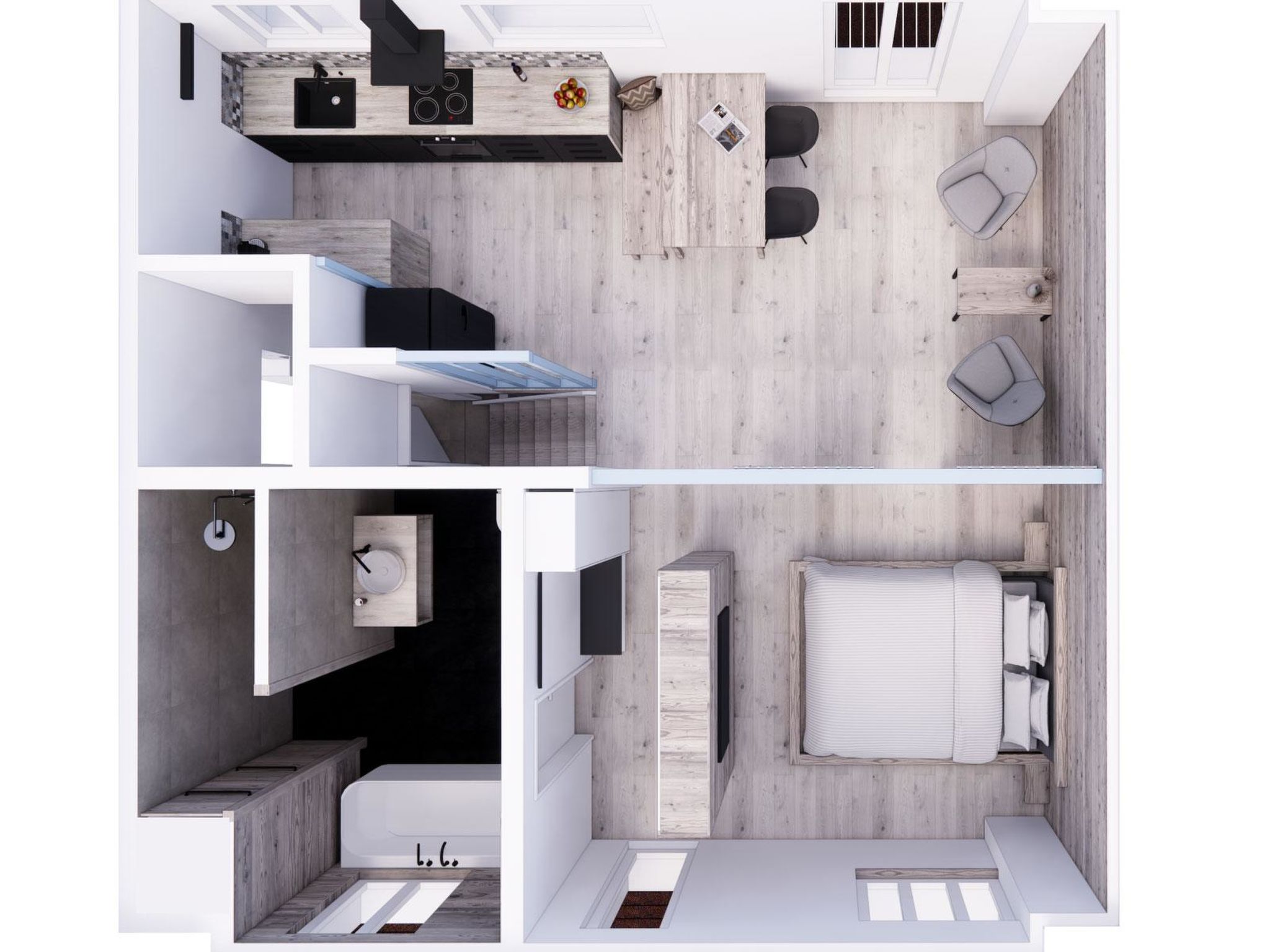 Photo of Loft am See Appartement/Fewo, Dusche und Bad, WC, Wohn-/Schlafraum LOFT AM SEE