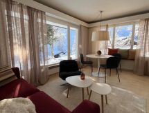 Knus appartement in Arosa direct aan skipiste en bergmeer - thumbnail 2