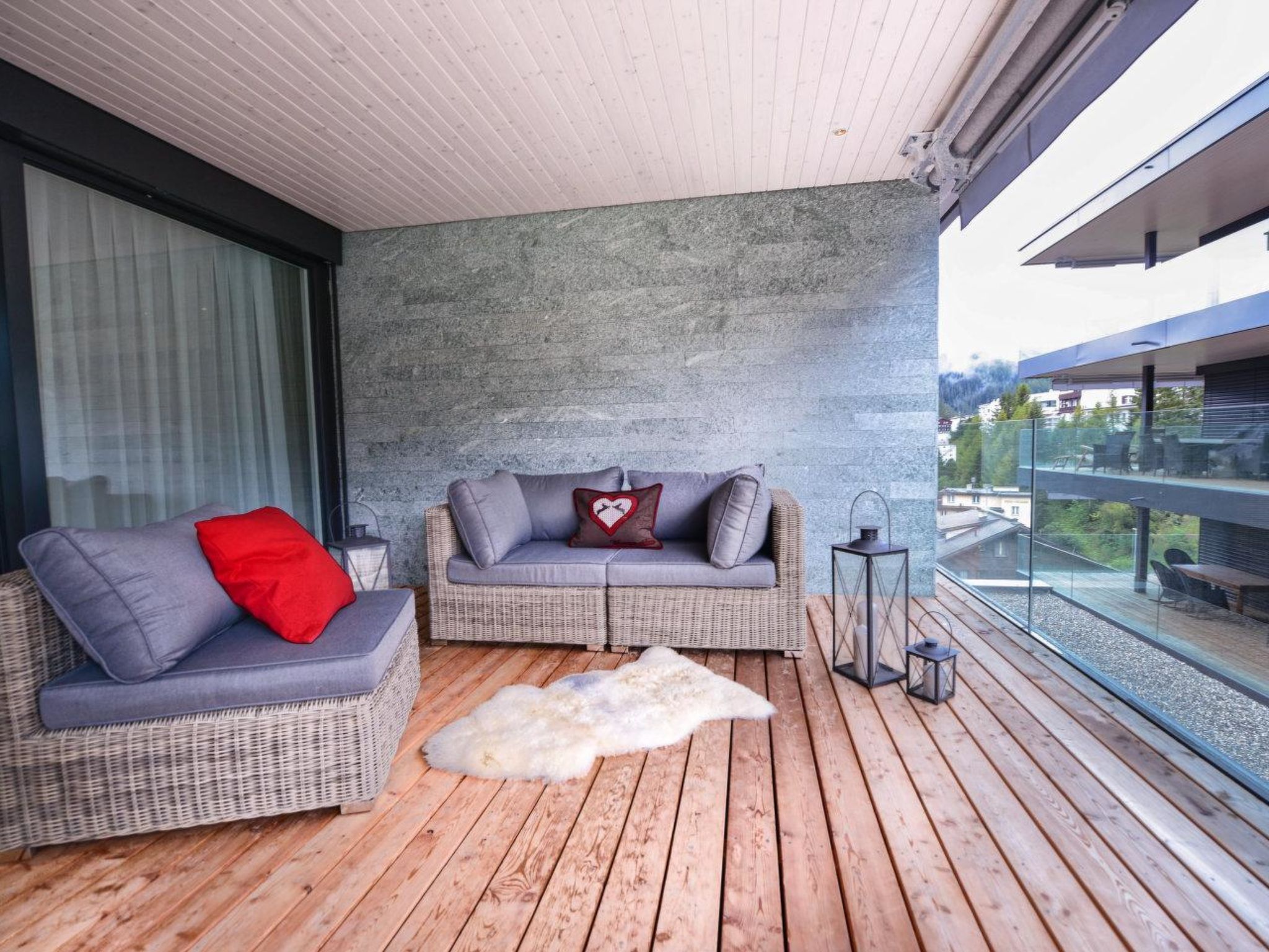 80m2 Luxus-Apartment mit Balkon, 4 Betten - Dehors