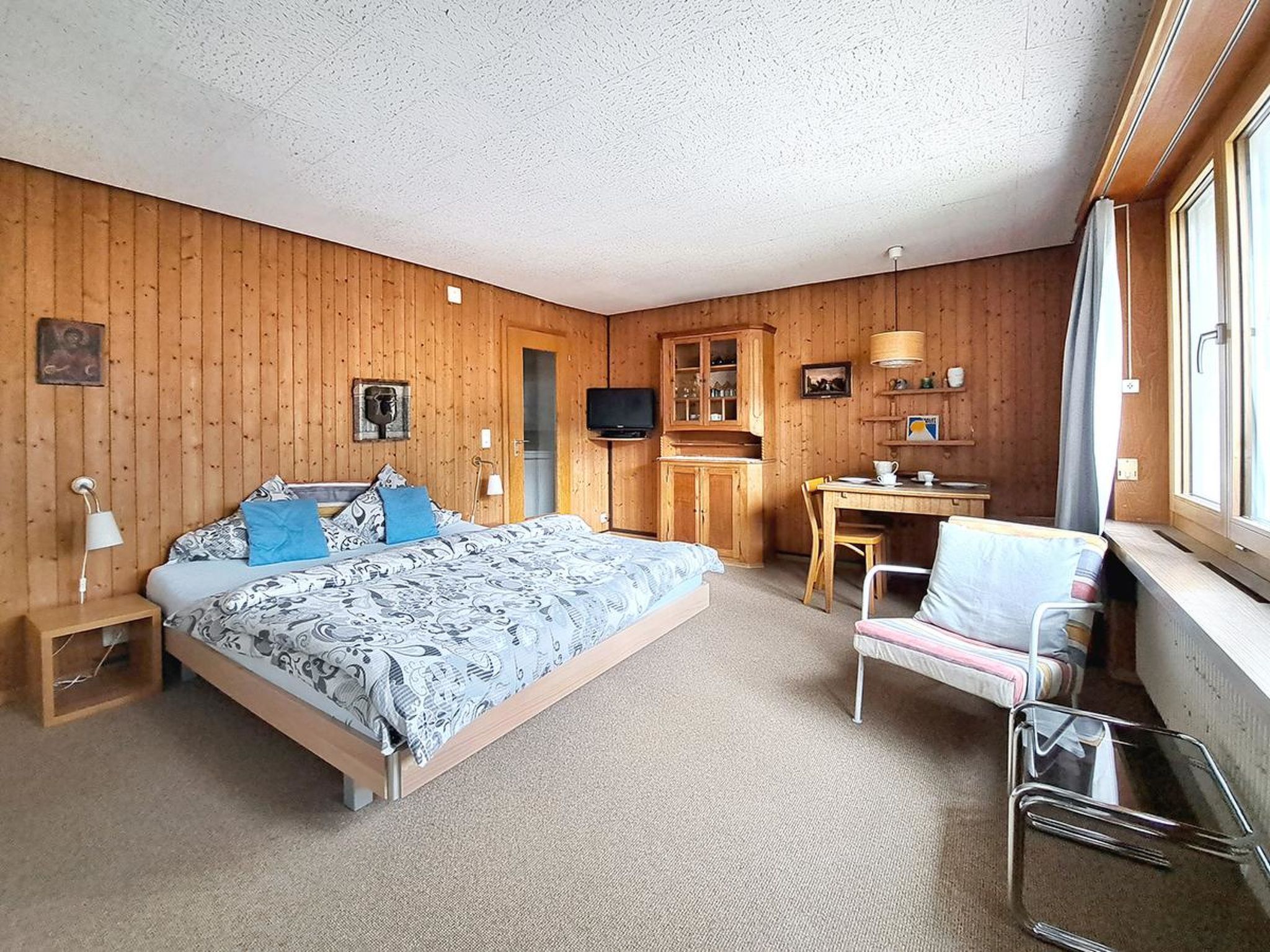 Chalet Willi-Parterre Appartement/Fewo, Dusche, WC, 2-Bettwohnung