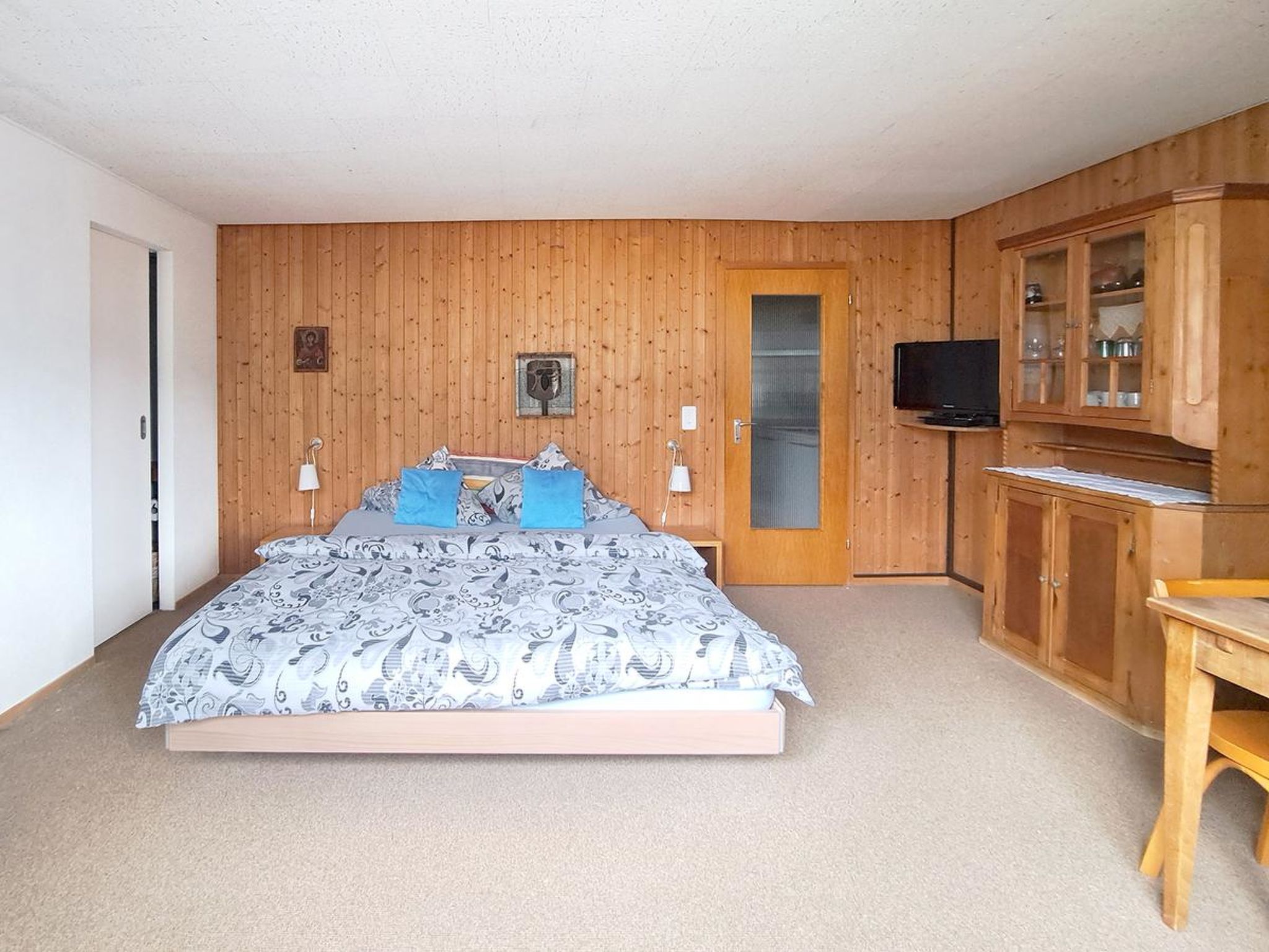 Chalet Willi-Parterre Appartement/Fewo, Dusche, WC, 2-Bettwohnung