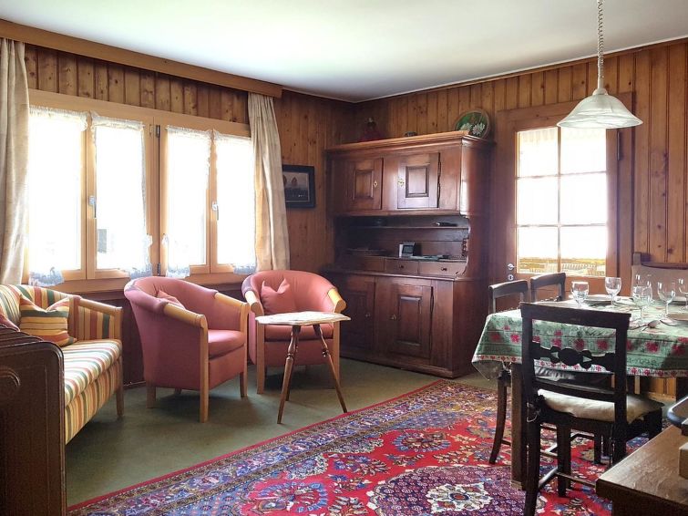 Chalet Willi-1.og Appartement/fewo, Dusche Und Bad, Wc, 9-bettwohnung - ダボス