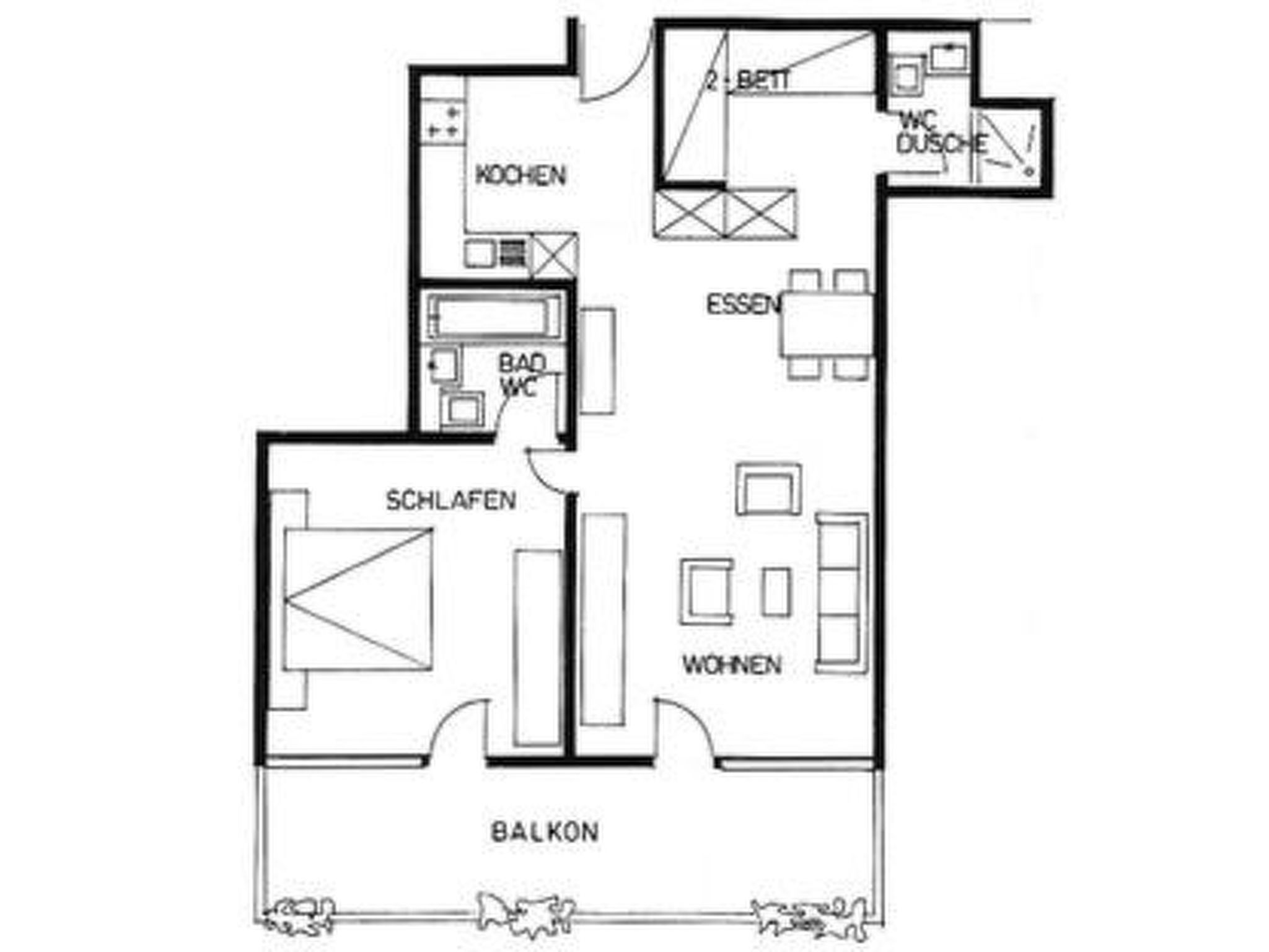 I dr Rehwiesa B02 Appartement/Fewo, Bad, WC, 4-Bettwohnung 4-Bettwohnung — Floorplan (5 of 5)