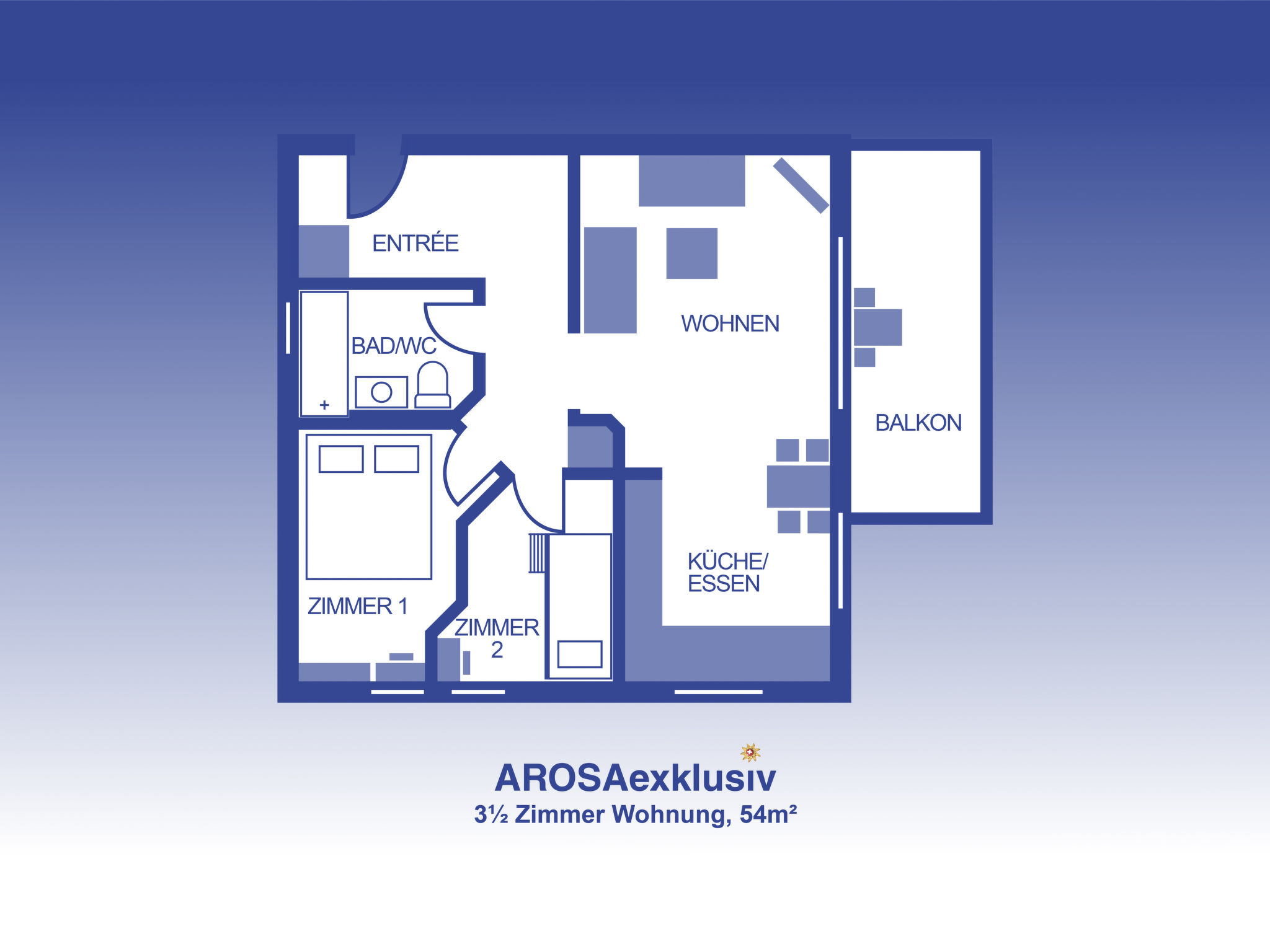 Photo of Ferienwohnung mit Balkon, 2 Schlafzimmern und Bad