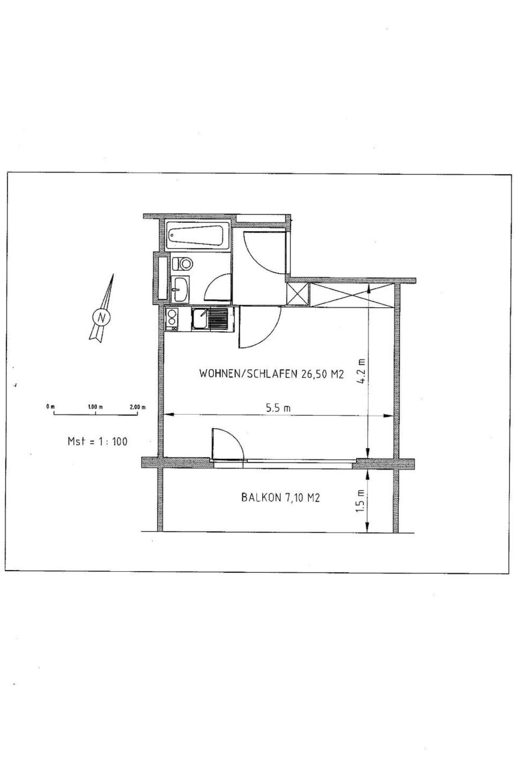 Photo of Paradies 04 Zweibettzimmer, Dusche oder Bad, WC, 2-Bettwohnung Paradies 04