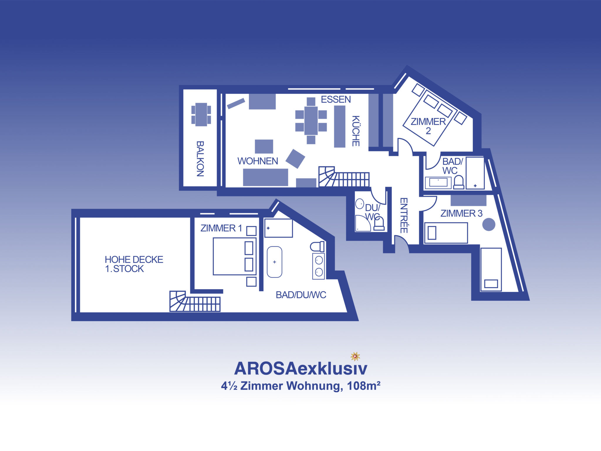 Photo of 130m2 Luxuswohnung mit Südbalkon, 6 Betten