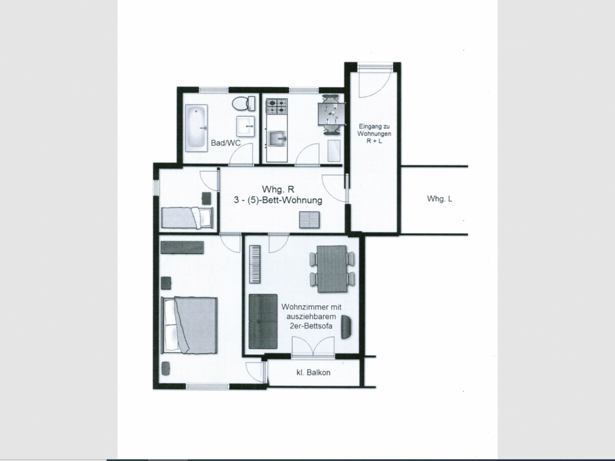 Photo of Bisang R Appartement/Fewo,   4-Bettwohnung
