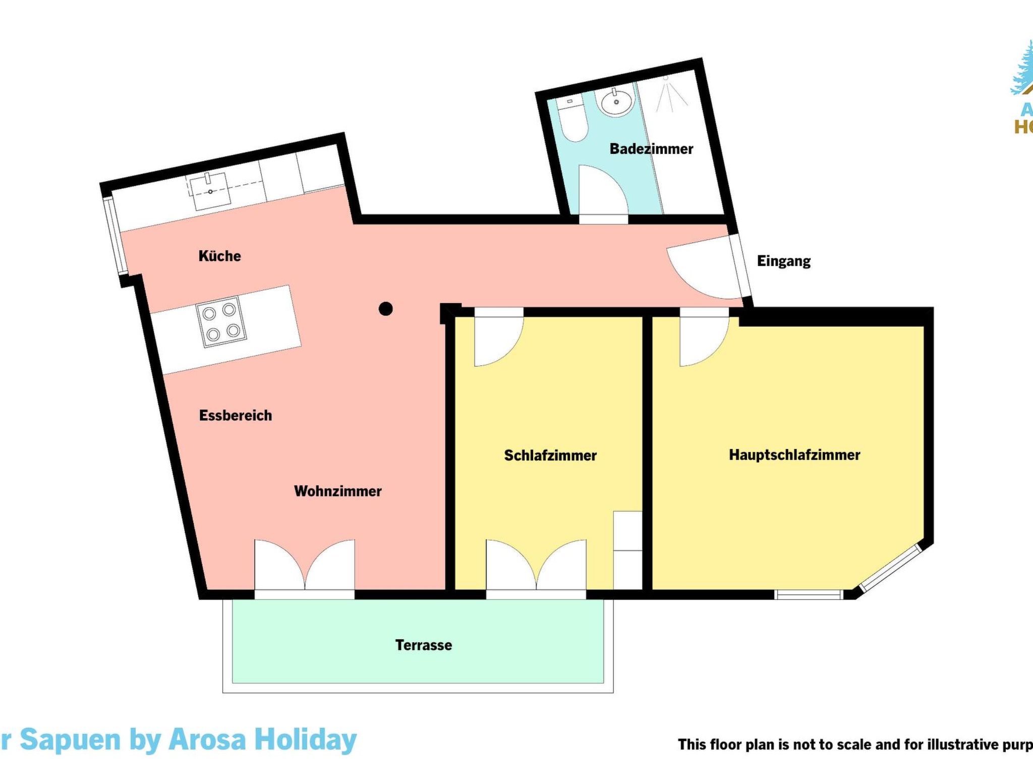 Photo of Koller Sapuen by Arosa Holiday Appartement/Fewo, Dusche, WC, 3-Bettwohnung
