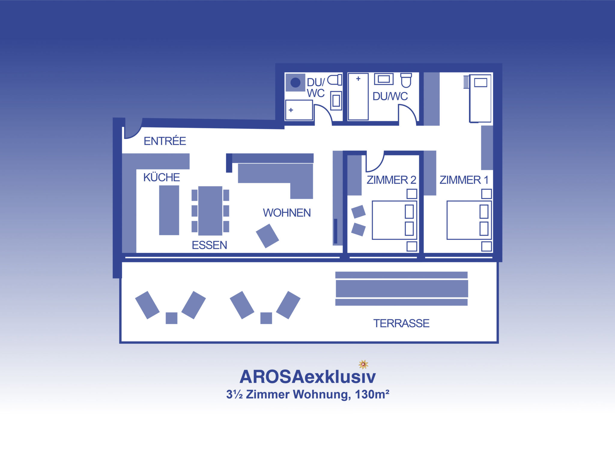 Photo of 130m2 Luxus-Apartment mit Südterrasse