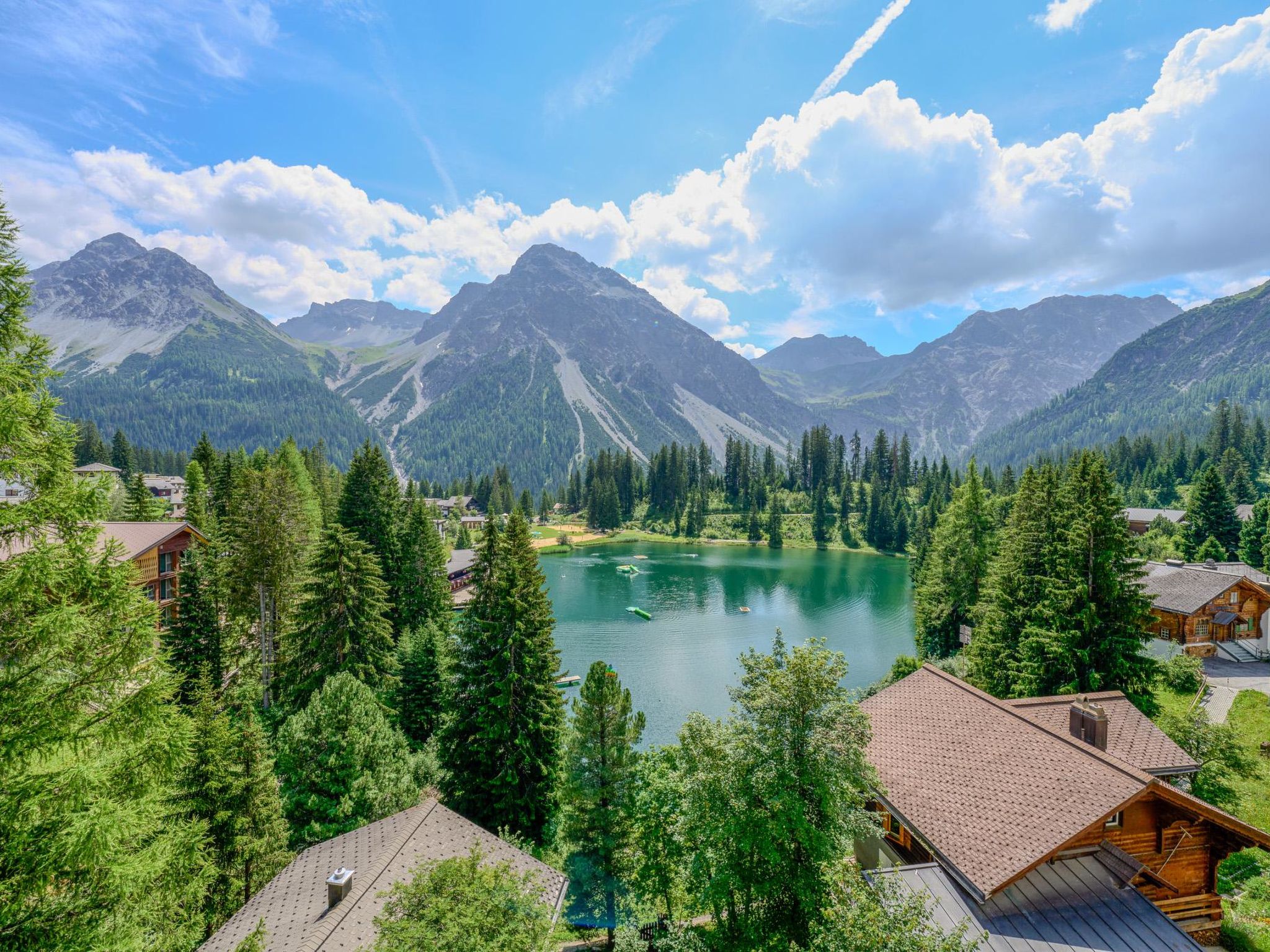 Photo of appartamaint tscherv by Arosa Vacations Appartement/Fewo, Dusche, WC, Seeblick