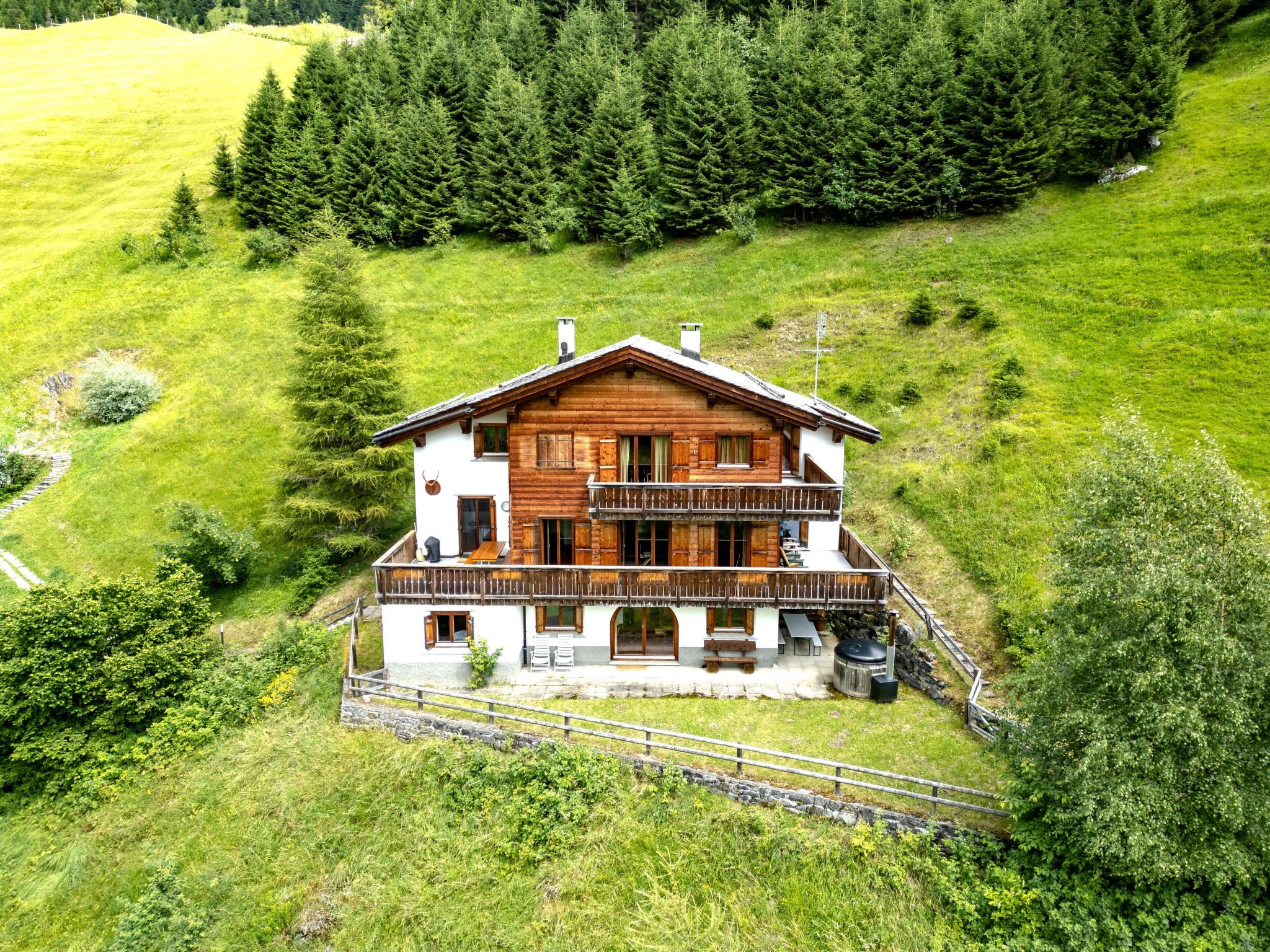 Appartement/Fewo, Dusche und Badewanne, 8-Bettwohn - Draußen