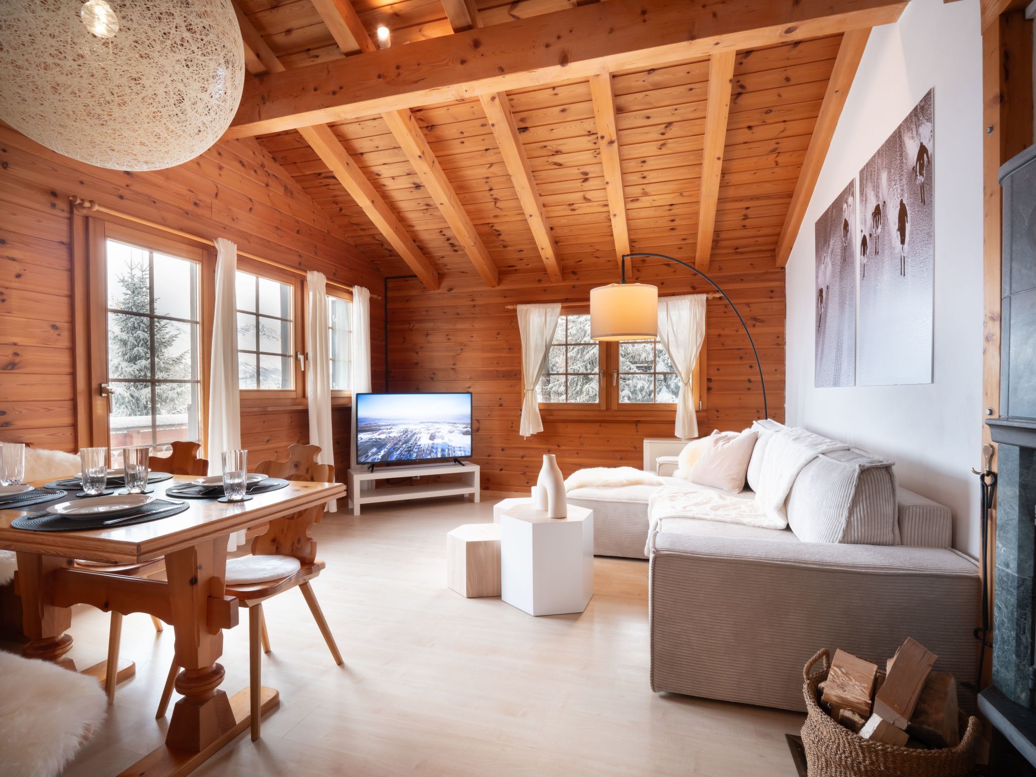 Alpen Retreat-Binnen