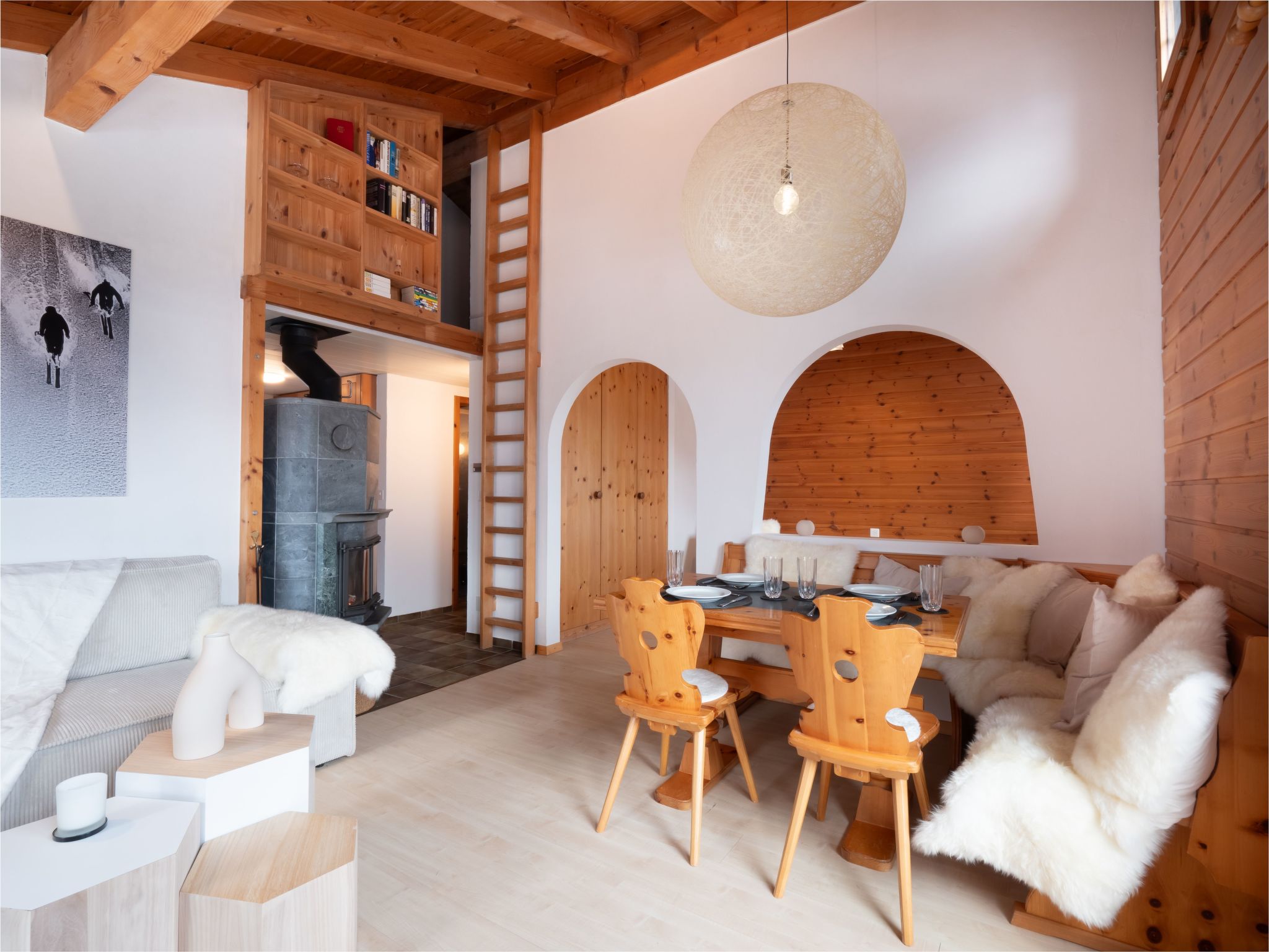 Alpen Retreat-Binnen