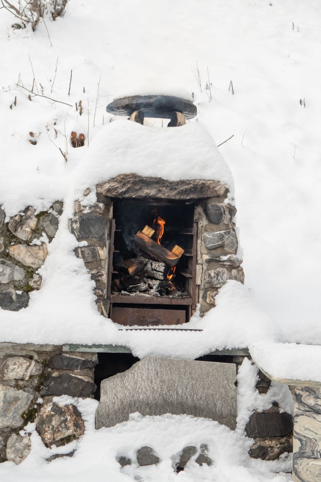 Alpen Retreat-Binnen