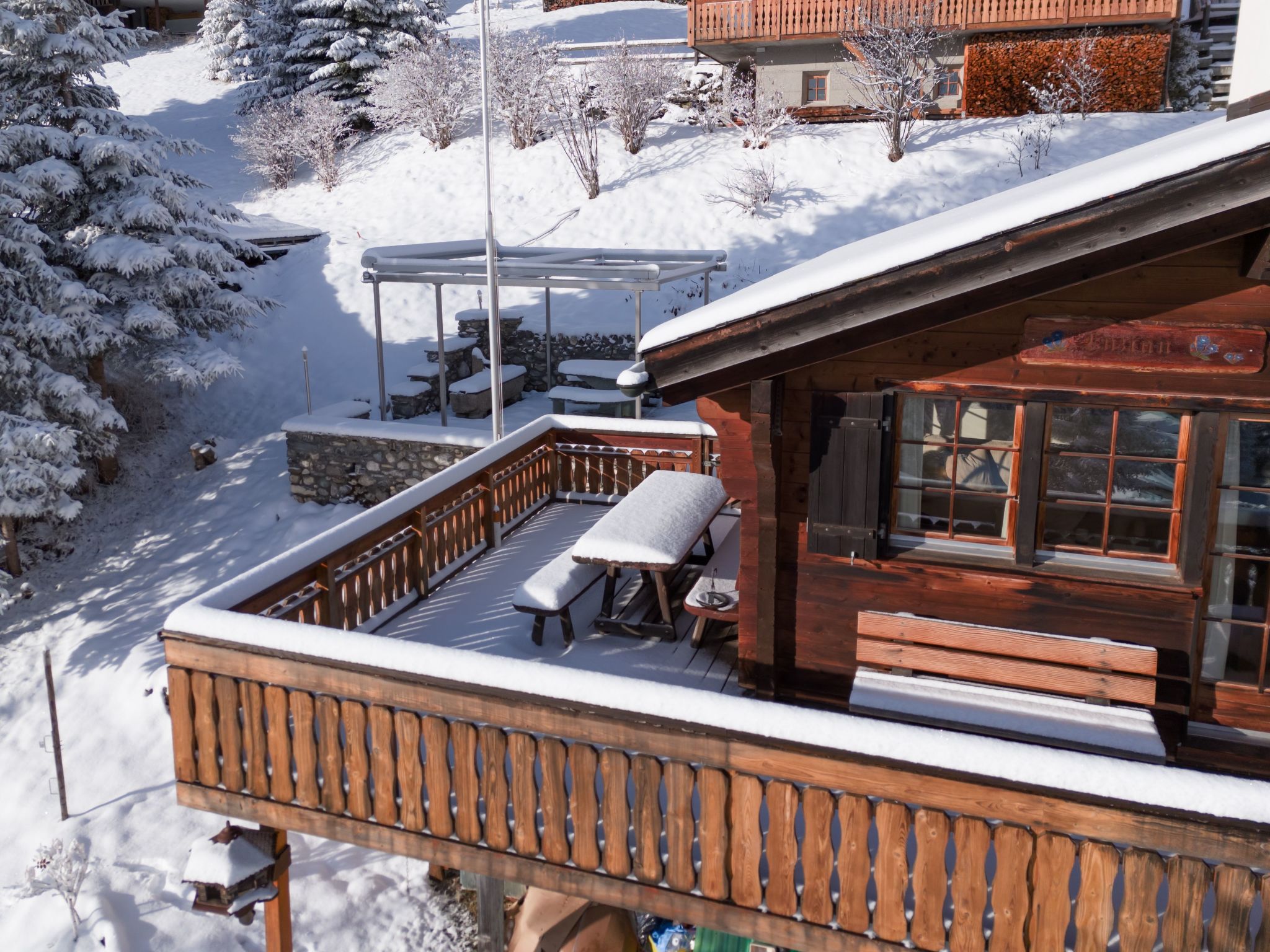 Alpen Retreat-Binnen