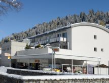 Knus appartement in Churwalden, direct aan de piste met balkon - thumbnail 2