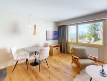 Knus 2-persoons appartement met haard en terras in Valbella, Lenzerheide - thumbnail 4
