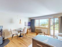 Knus 2-persoons appartement met haard en terras in Valbella, Lenzerheide - thumbnail 3