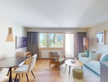 Knus 2-persoons appartement met haard en terras in Valbella, Lenzerheide - thumbnail 1