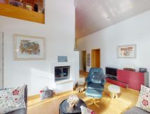 Ruim familie-appartement Palois in centrum Lenzerheide, direct aan skipiste - thumbnail 5