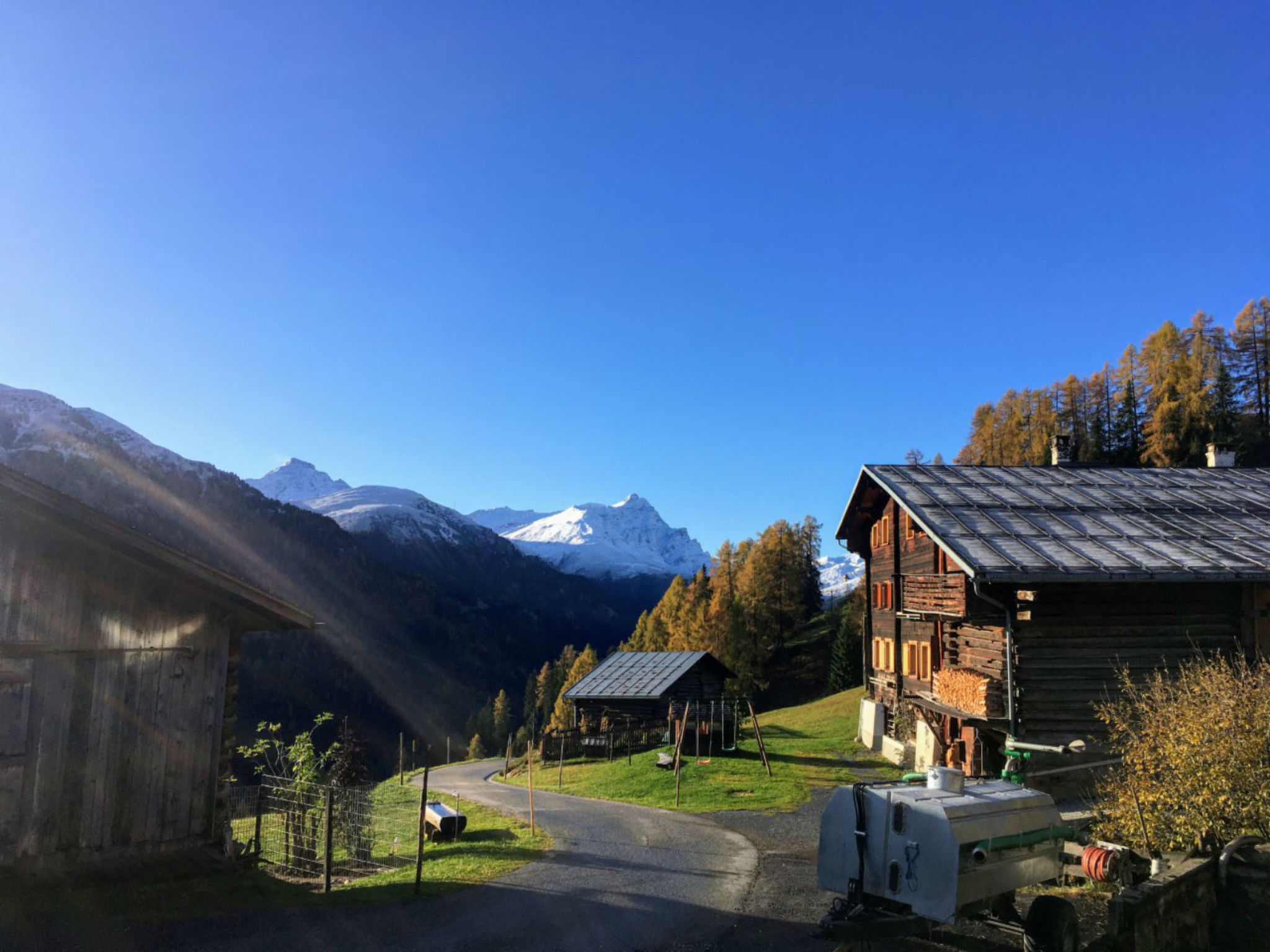Hof Unterhus, Tenna, (Tenna). - Buiten