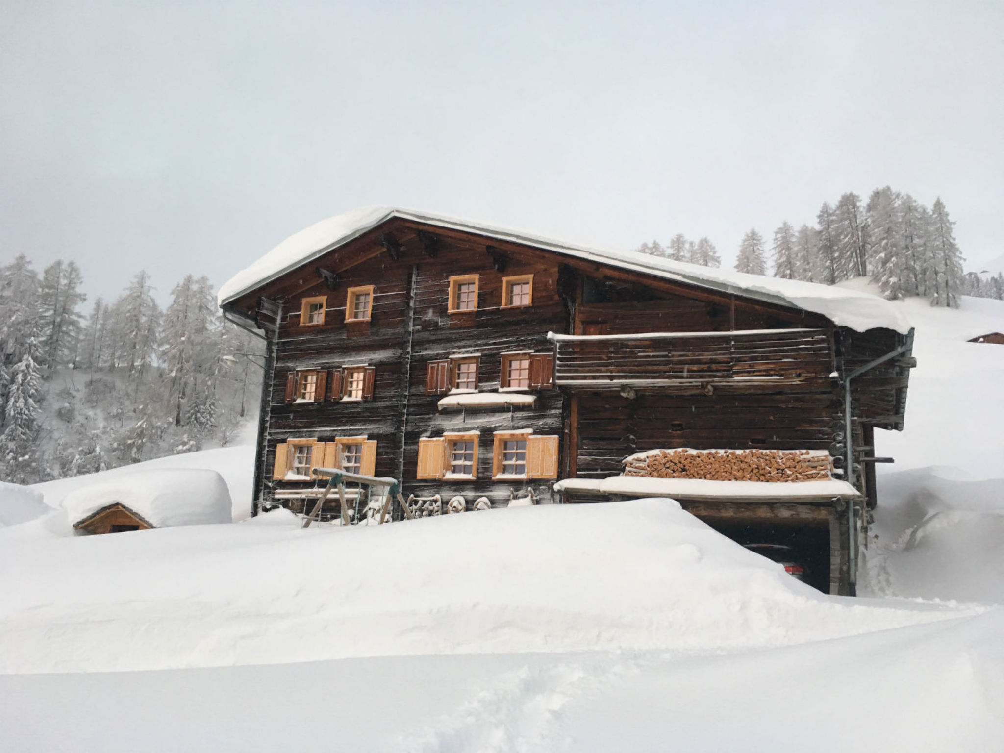 Hof Unterhus, Tenna, (Tenna). - Buiten