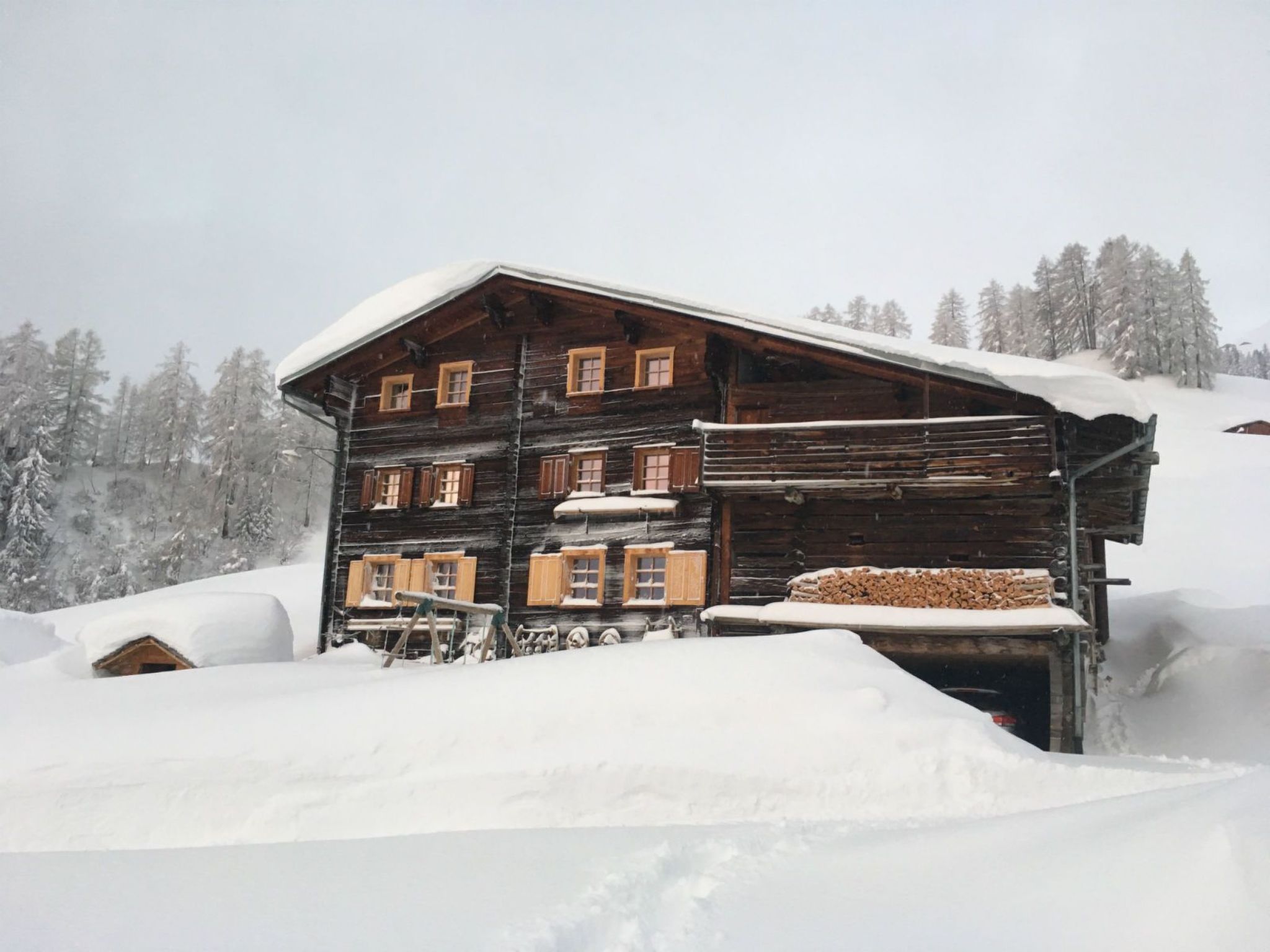 Appartement Hof Unterhus, Tenna, (Tenna), 06006B – Extérieur de la maison, photo 9 sur 20