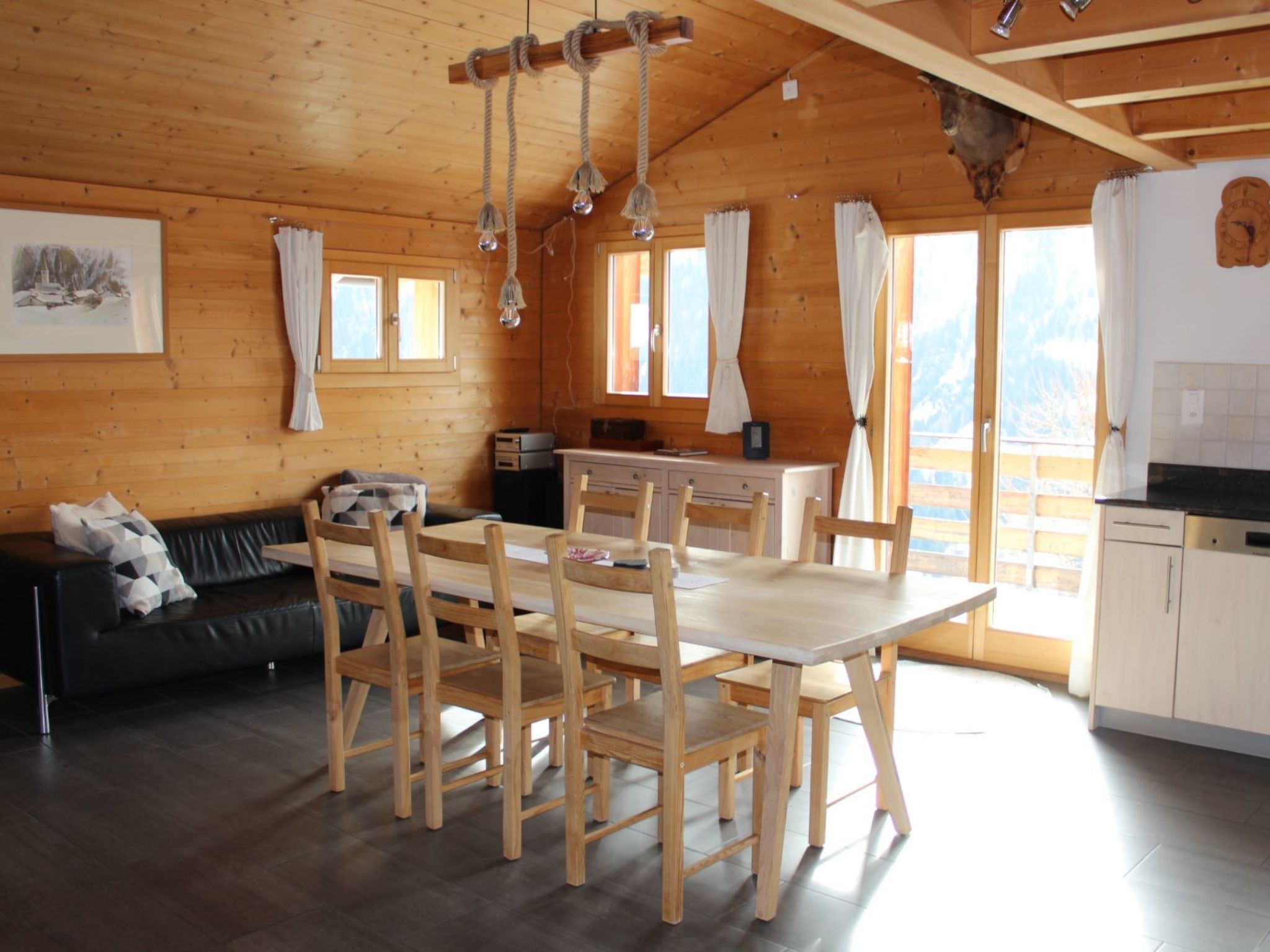 Appartement Juon, Tenna, (Tenna), 06010B – Cuisine et coin repas, photo 11 sur 19