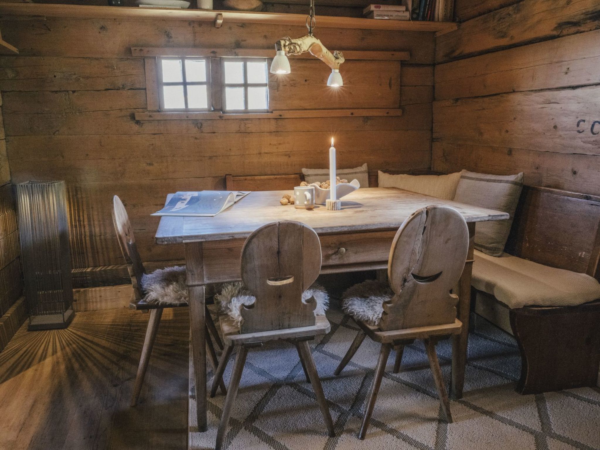 Appartement Maiensäss Bächer Hütta, Safien Thalkirch, (Thalkirch (Safien)), – Cuisine et coin repas, photo 2 sur 21