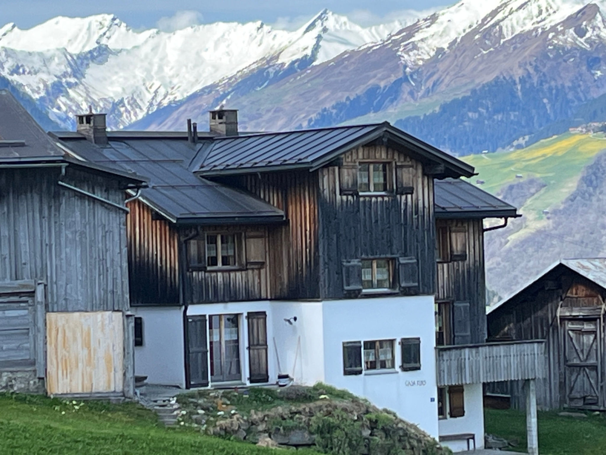 Ferienhaus Runs, Camuns, (Camuns), 13001B - Buiten