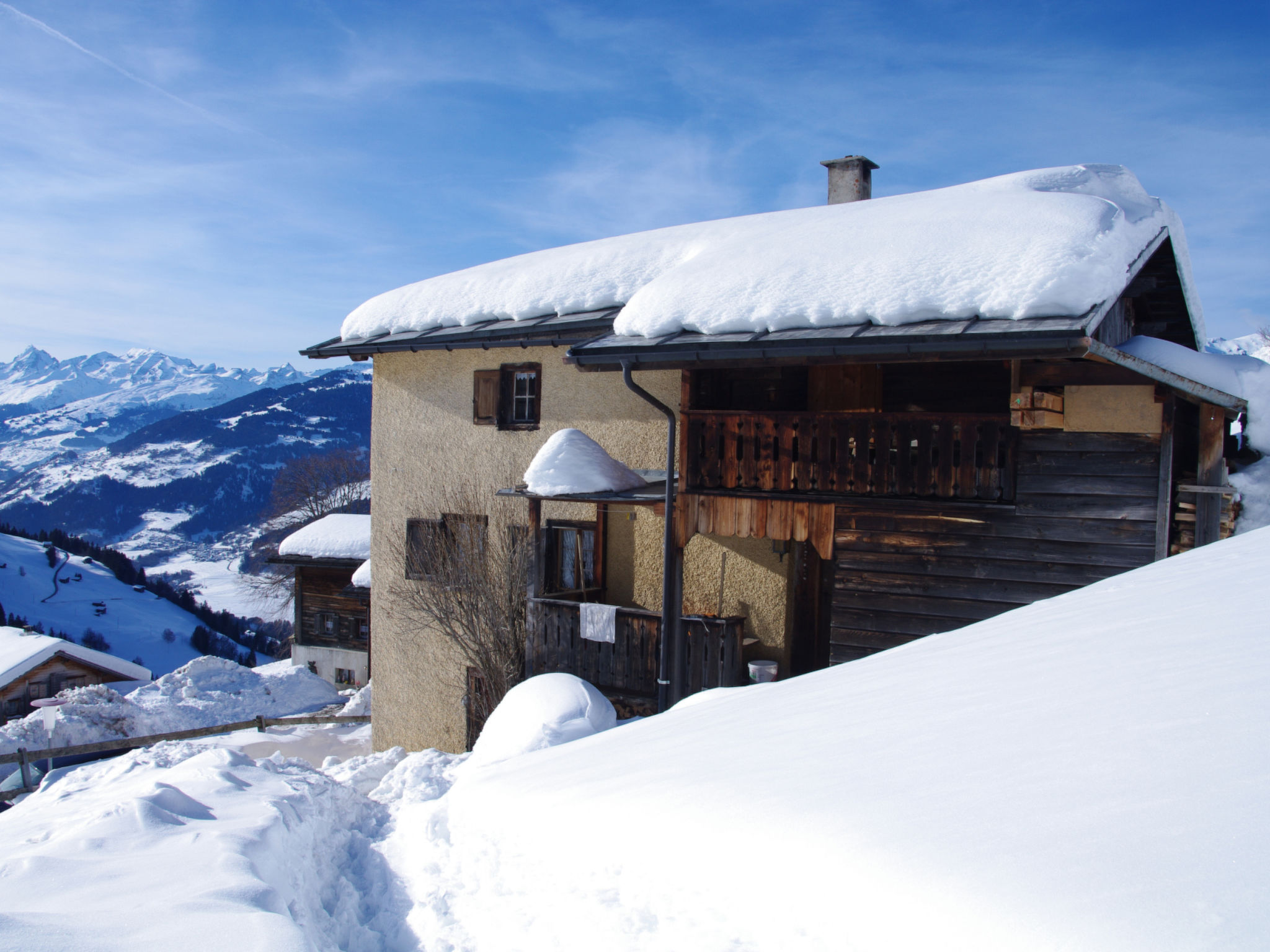 Ferienhaus Altes Walserhaus, Brün, (Valendas-Brün), 22004B - Buiten
