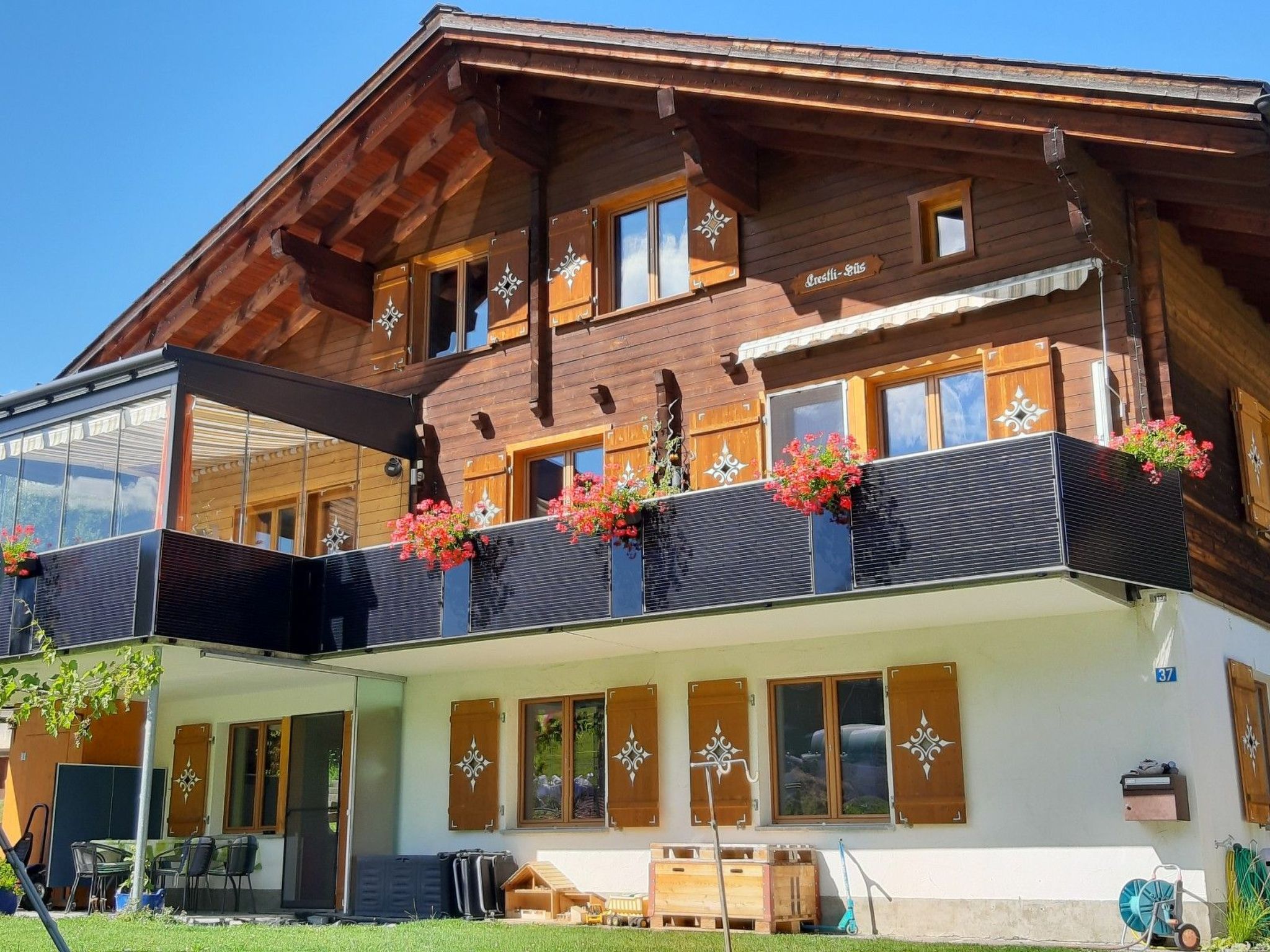 Appartement Schweizer, Obersaxen-Affeier, (Obersaxen), 34006B – Extérieur de la maison, photo 21 sur 23