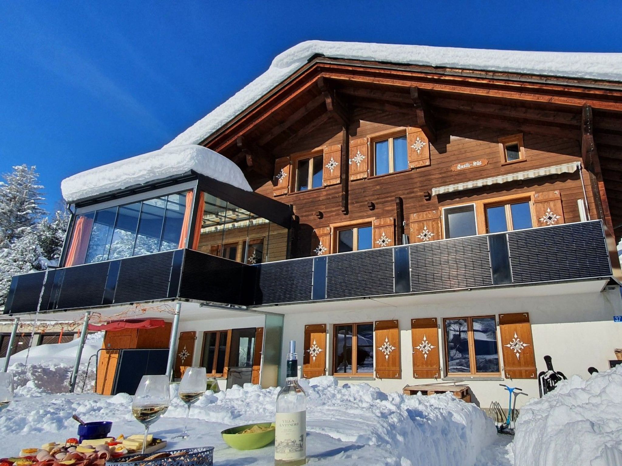 Appartement Schweizer, Obersaxen-Affeier, (Obersaxen), 34006B – Extérieur de la maison, photo 12 sur 23