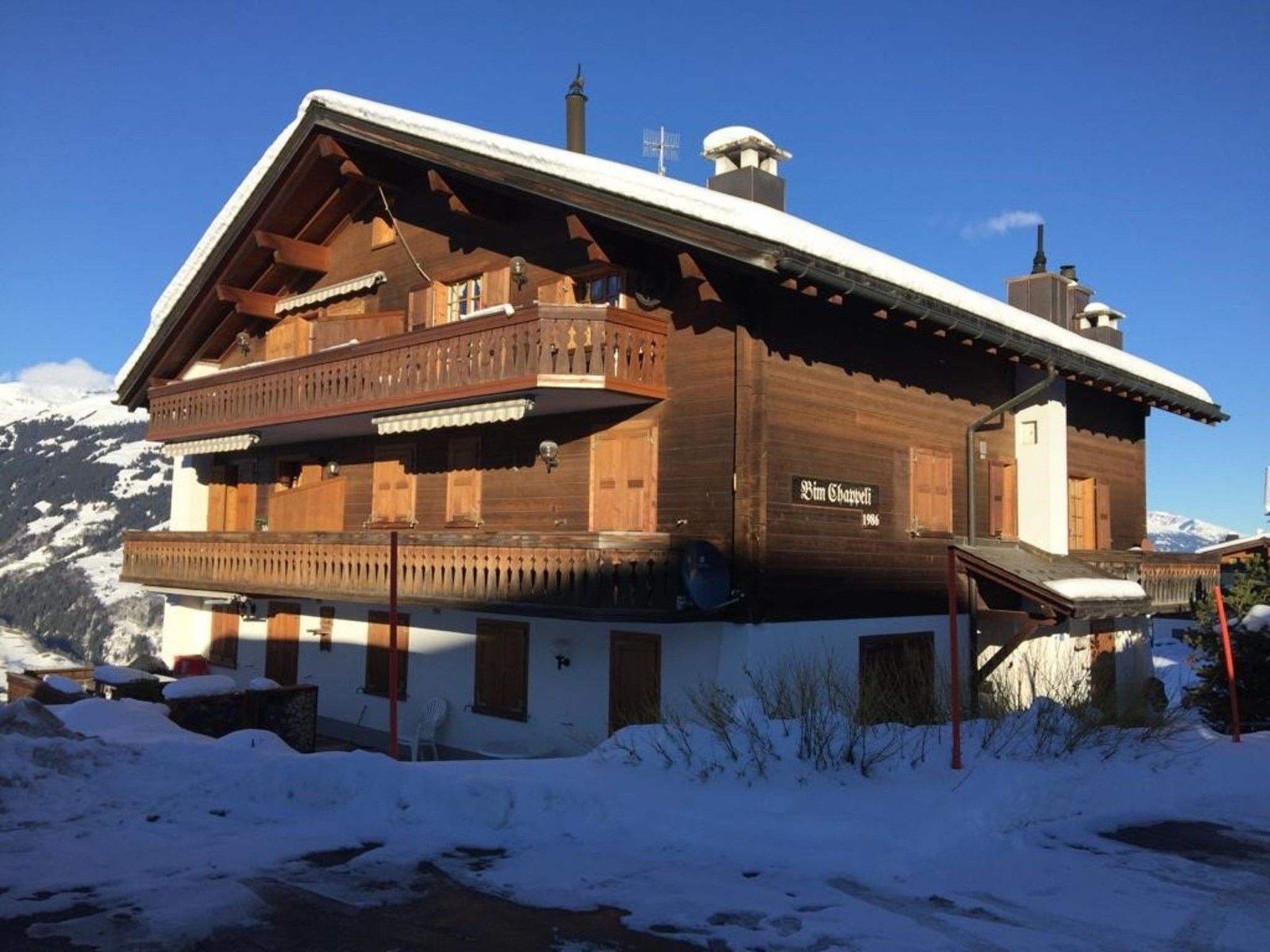 Appartement Bim Chappeli, Obersaxen-Affeier, (Obersaxen), 34013B – Extérieur de la maison, photo 6 sur 16