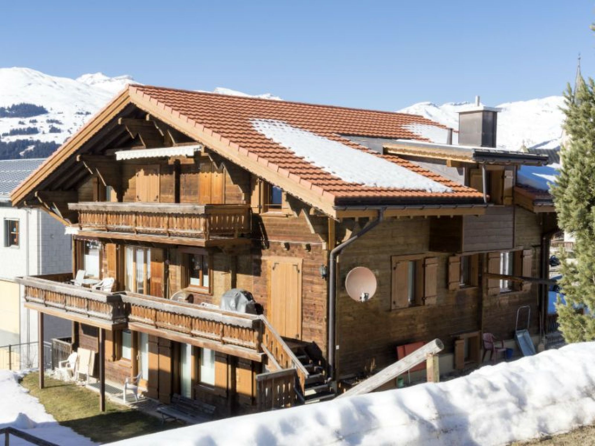 Appartement Genoveva Sax, Obersaxen-Meierhof, (Obersaxen), 34065B – Extérieur de la maison, photo 9 sur 16