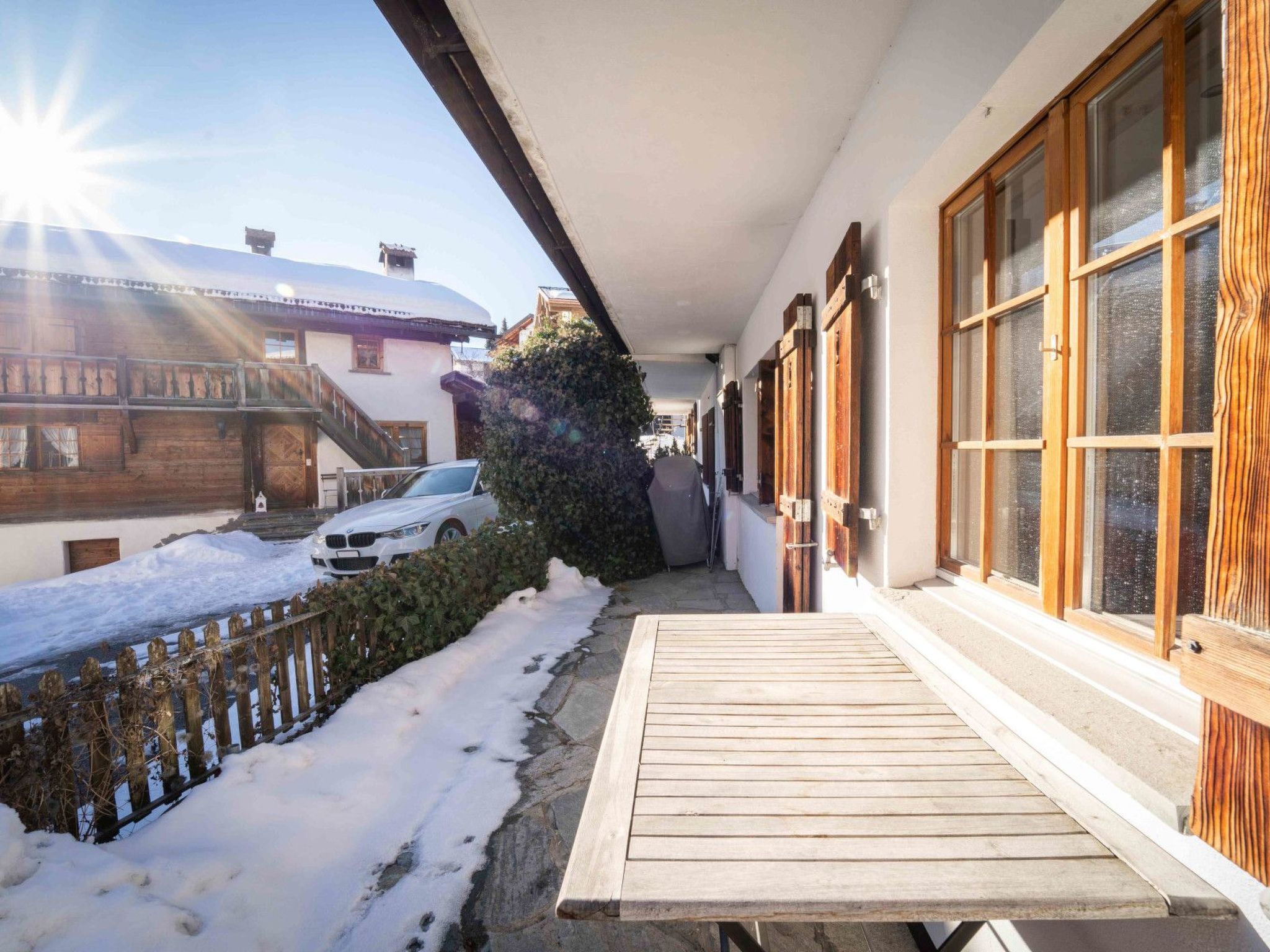 Appartement Casa Fulin, Obersaxen Affeier, (Obersaxen Affeier), 34075B – Terrasse, photo 20 sur 23