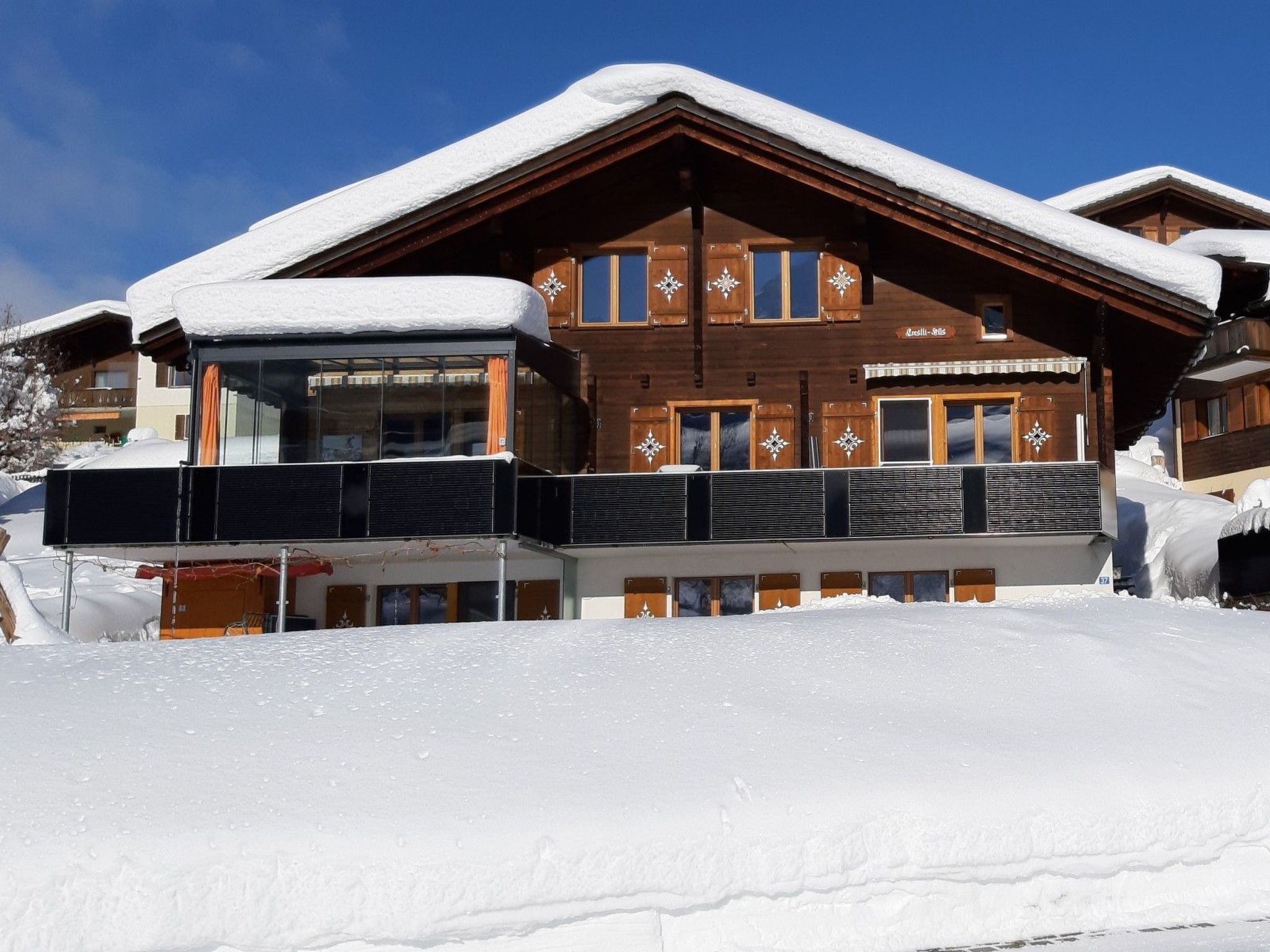 Appartement Schweizer, Obersaxen-Affeier, (Obersaxen), 34006B – Extérieur de la maison, photo 21 sur 29