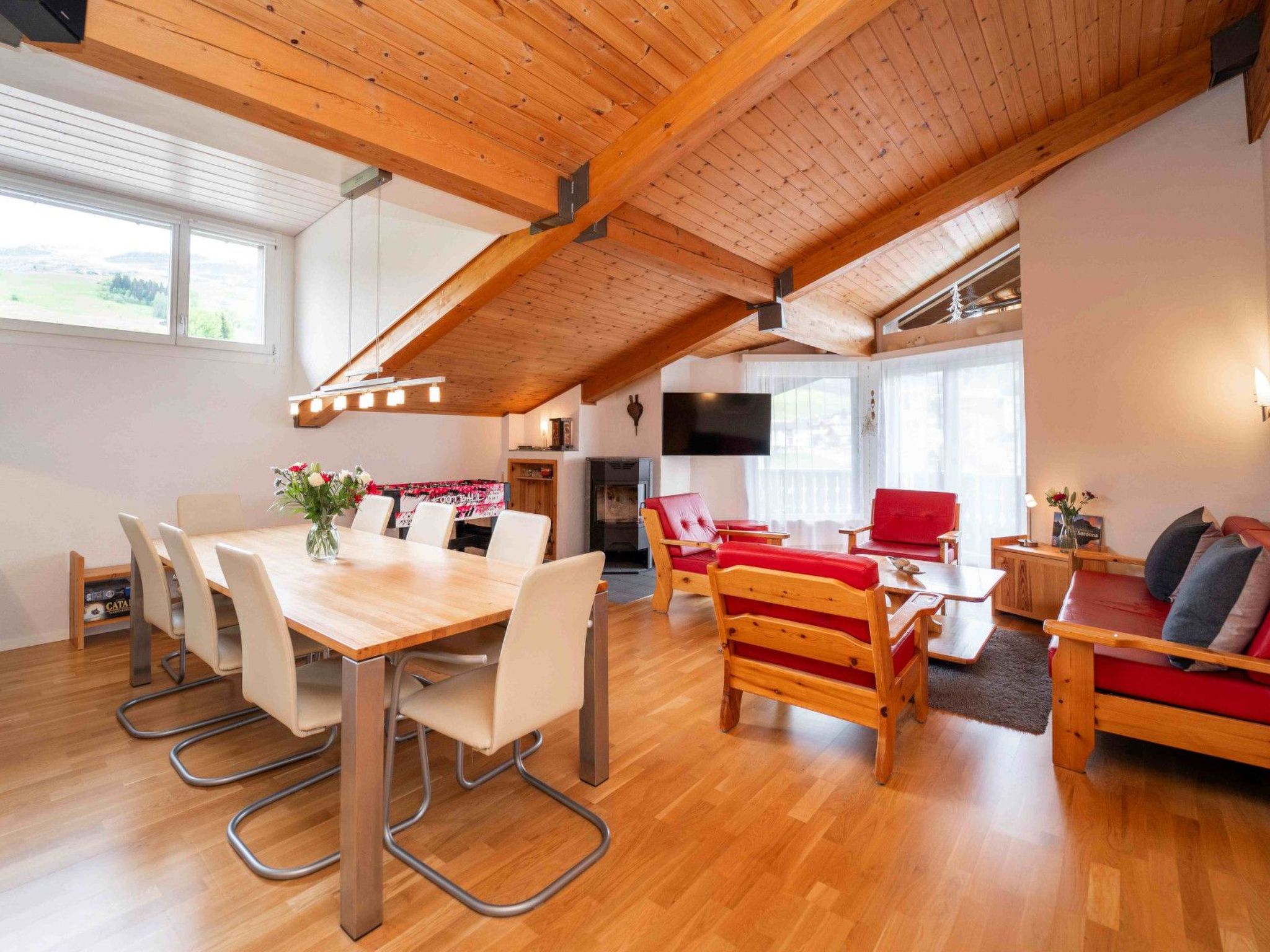 Appartement Arnika Attika, Obersaxen Affeier, (Obersaxen Affeier), 34105B – Séjour, photo 9 sur 29